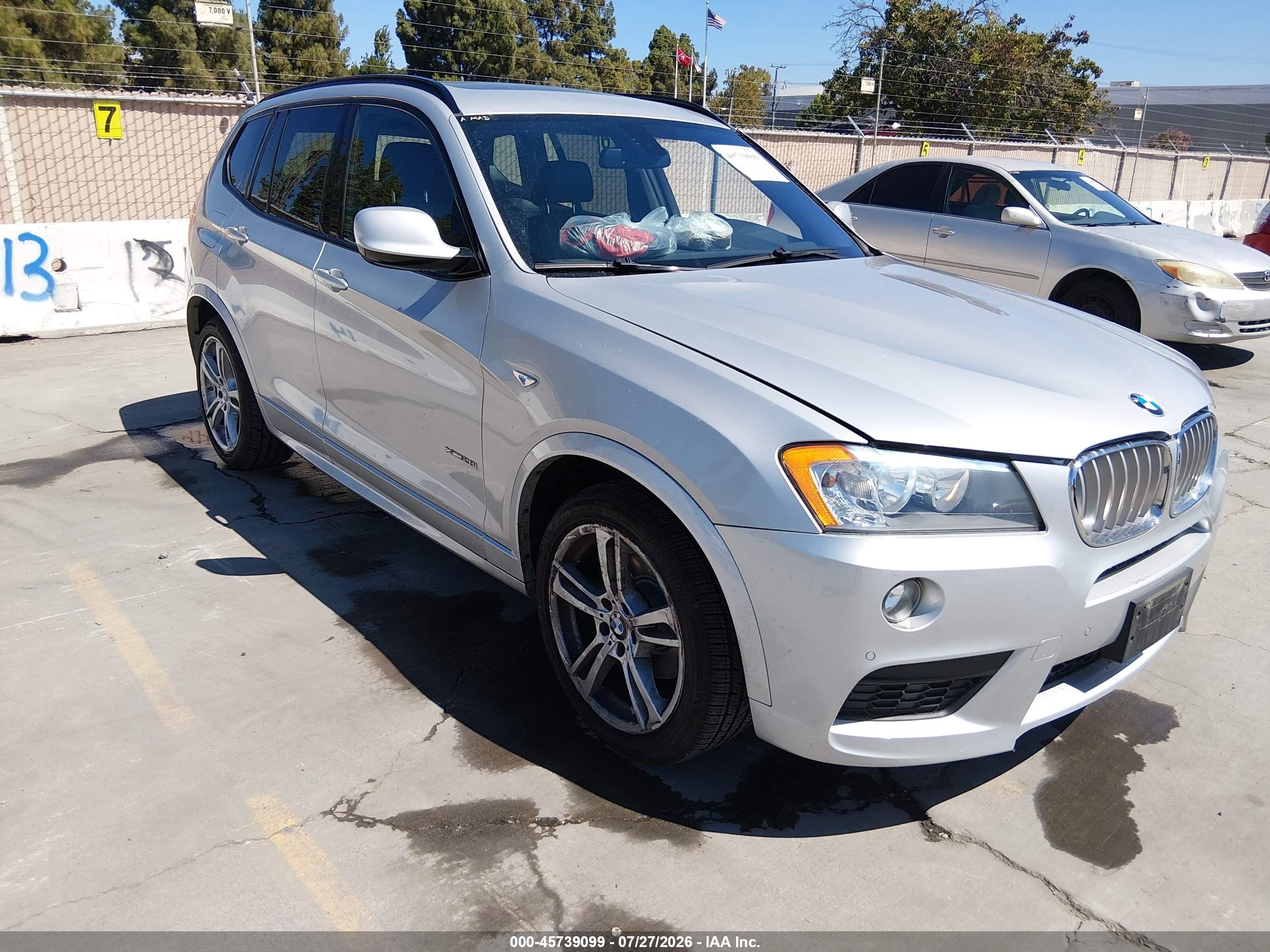 2014 BMW X3 xDrive28i, VIN 5UXWX9C52E0D13285 — Normal wear