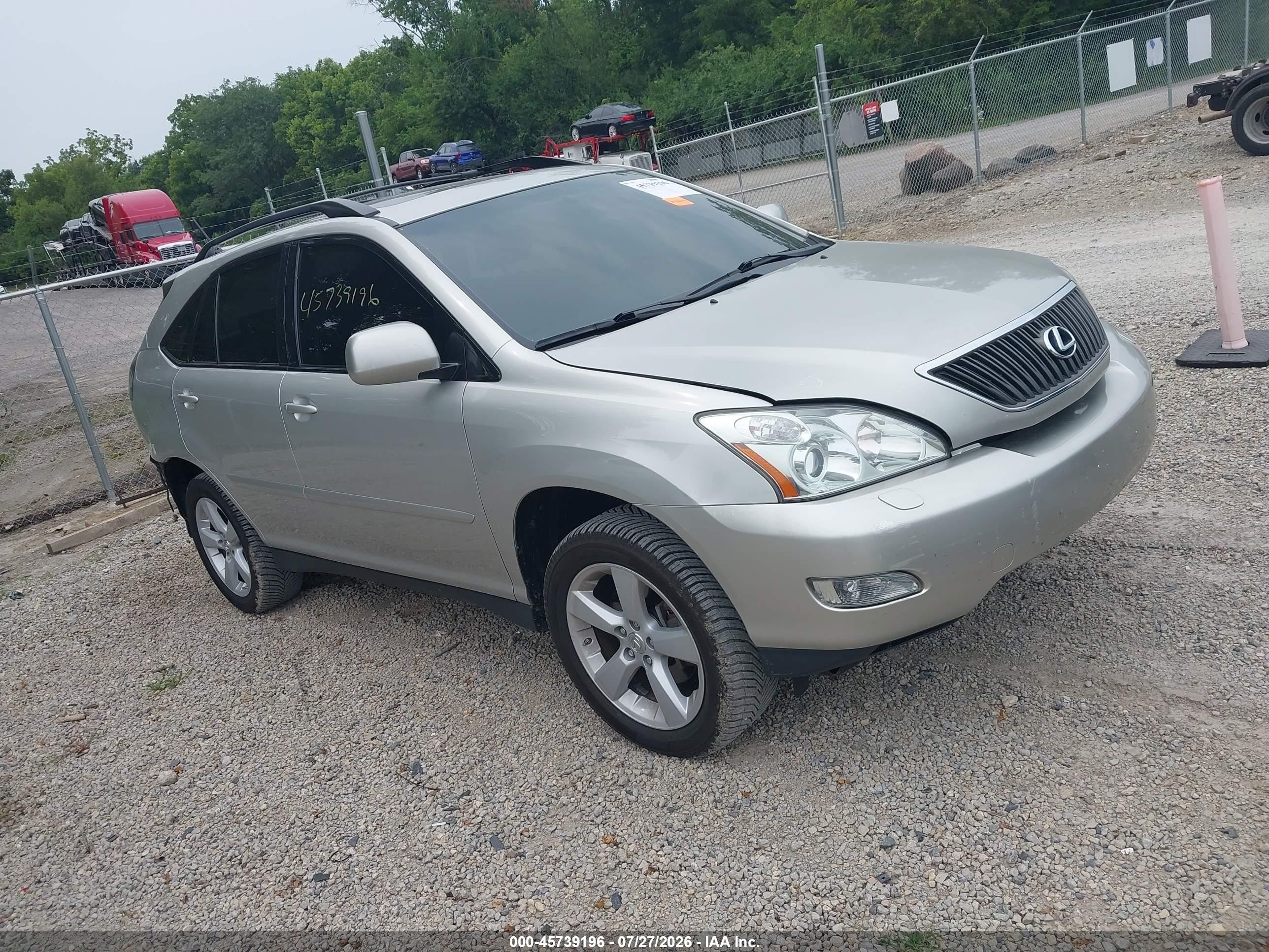 2007 Lexus RX 350, VIN 2T2HK31U27C034078 — Rear end