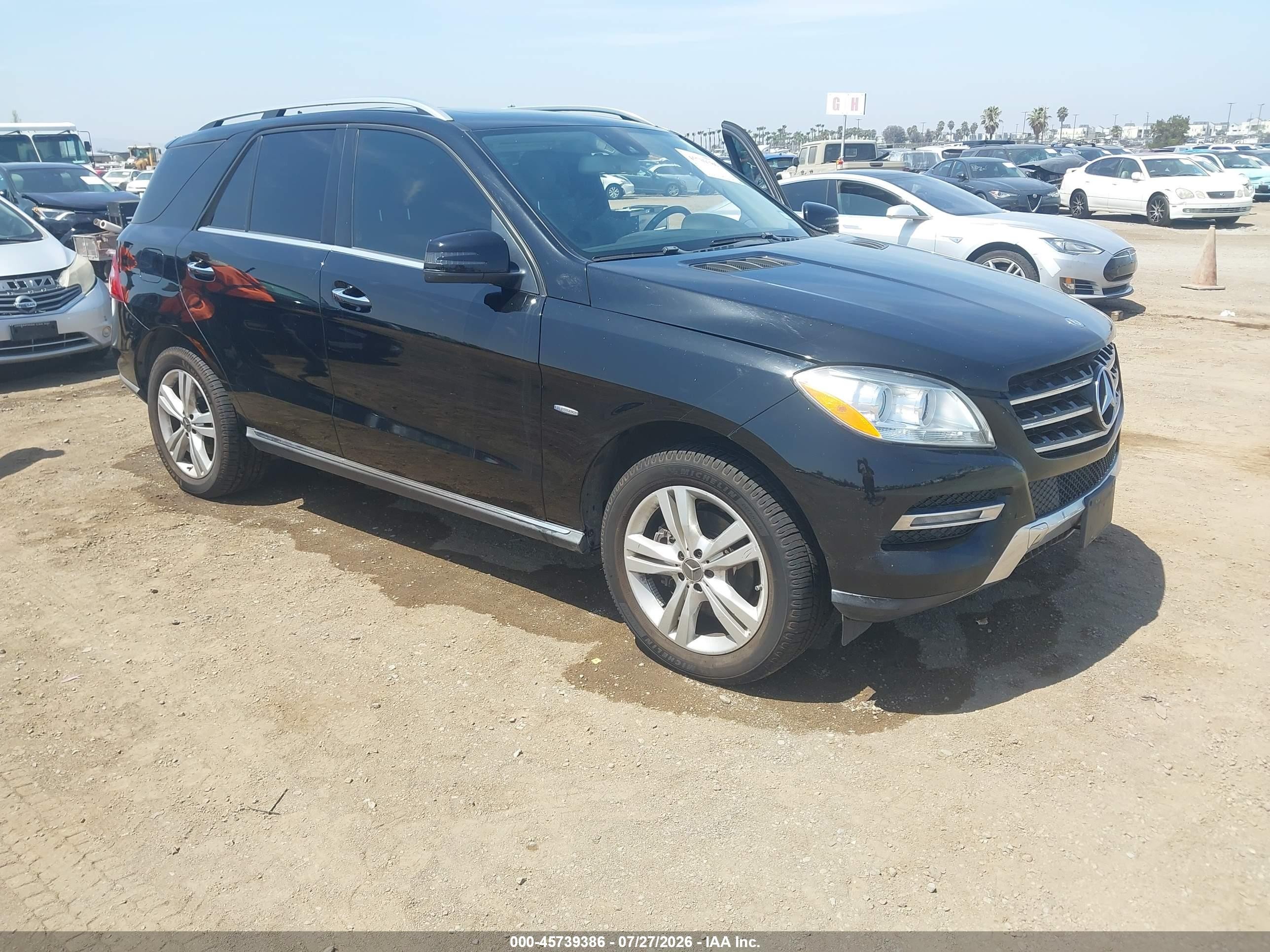 2012 Mercedes-Benz M 350, VIN 4JGDA5HB5CA030185 — Normal wear