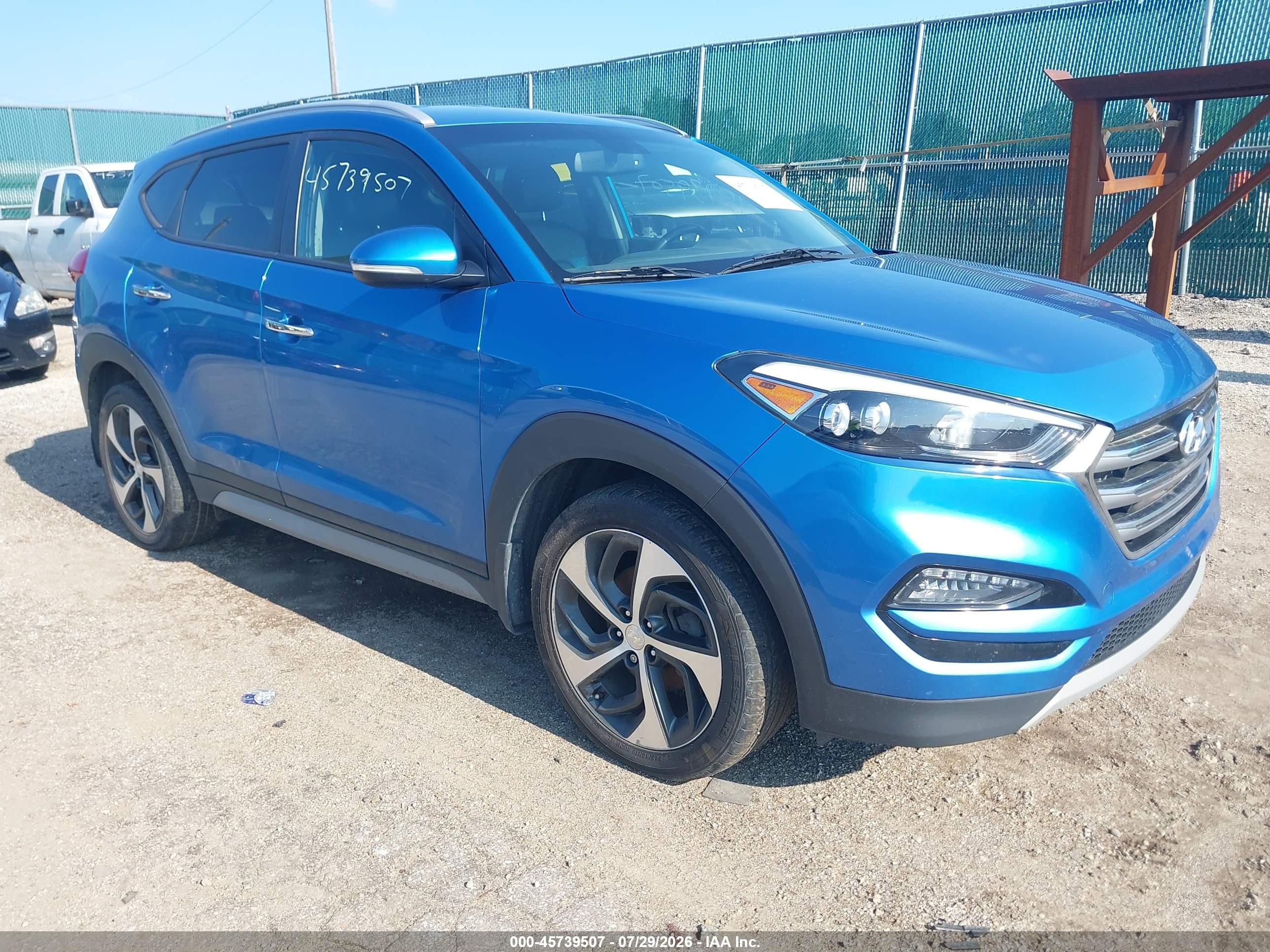 2018 Hyundai Tucson Limited, VIN KM8J3CA2XJU632071 — Normal wear