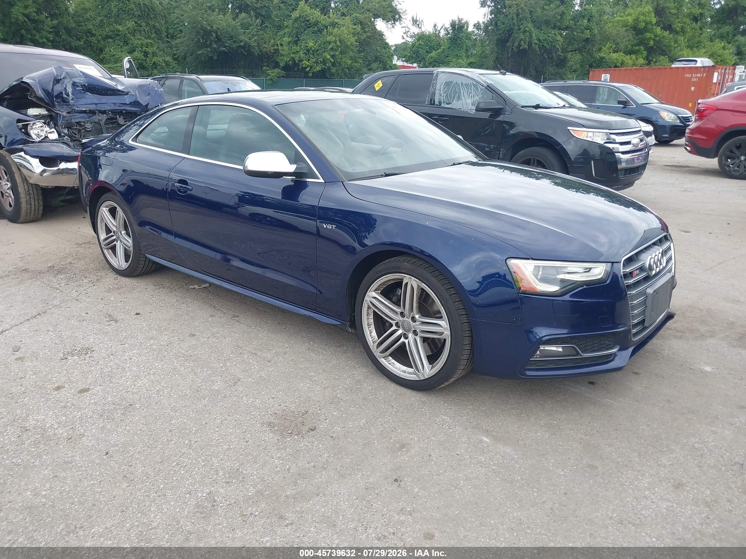 2014 Audi S5 Premium Plus, VIN WAUCGAFR7EA018465 — Rear end
