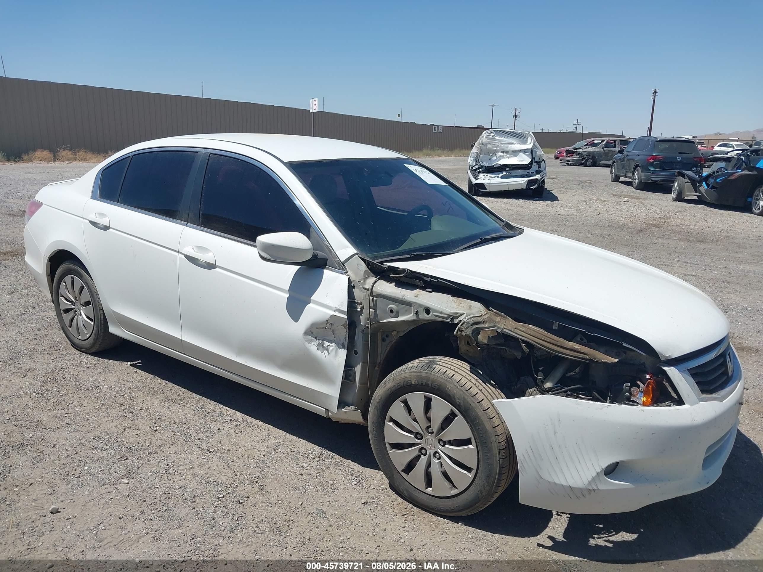2010 Honda Accord LX, VIN 1HGCP2F36AA170060 — Front end