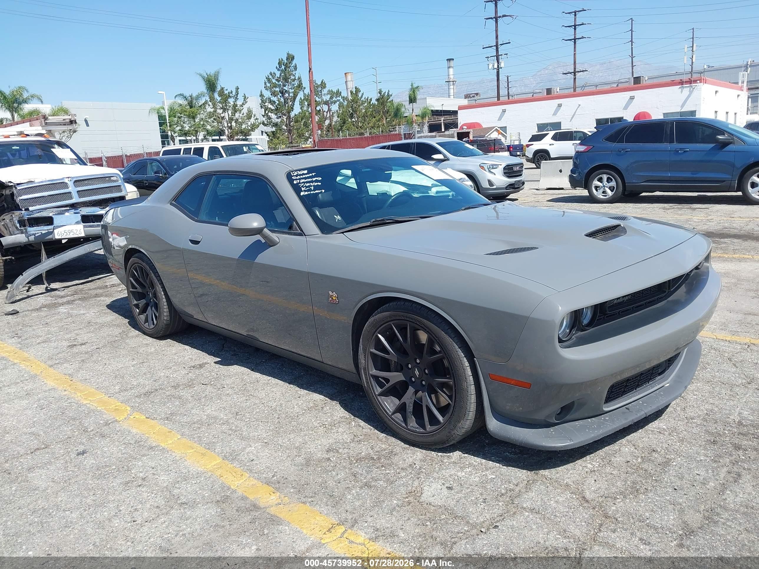 2019 Dodge Challenger R/T Scat Pack, VIN 2C3CDZFJ9KH574816 — Theft recovery