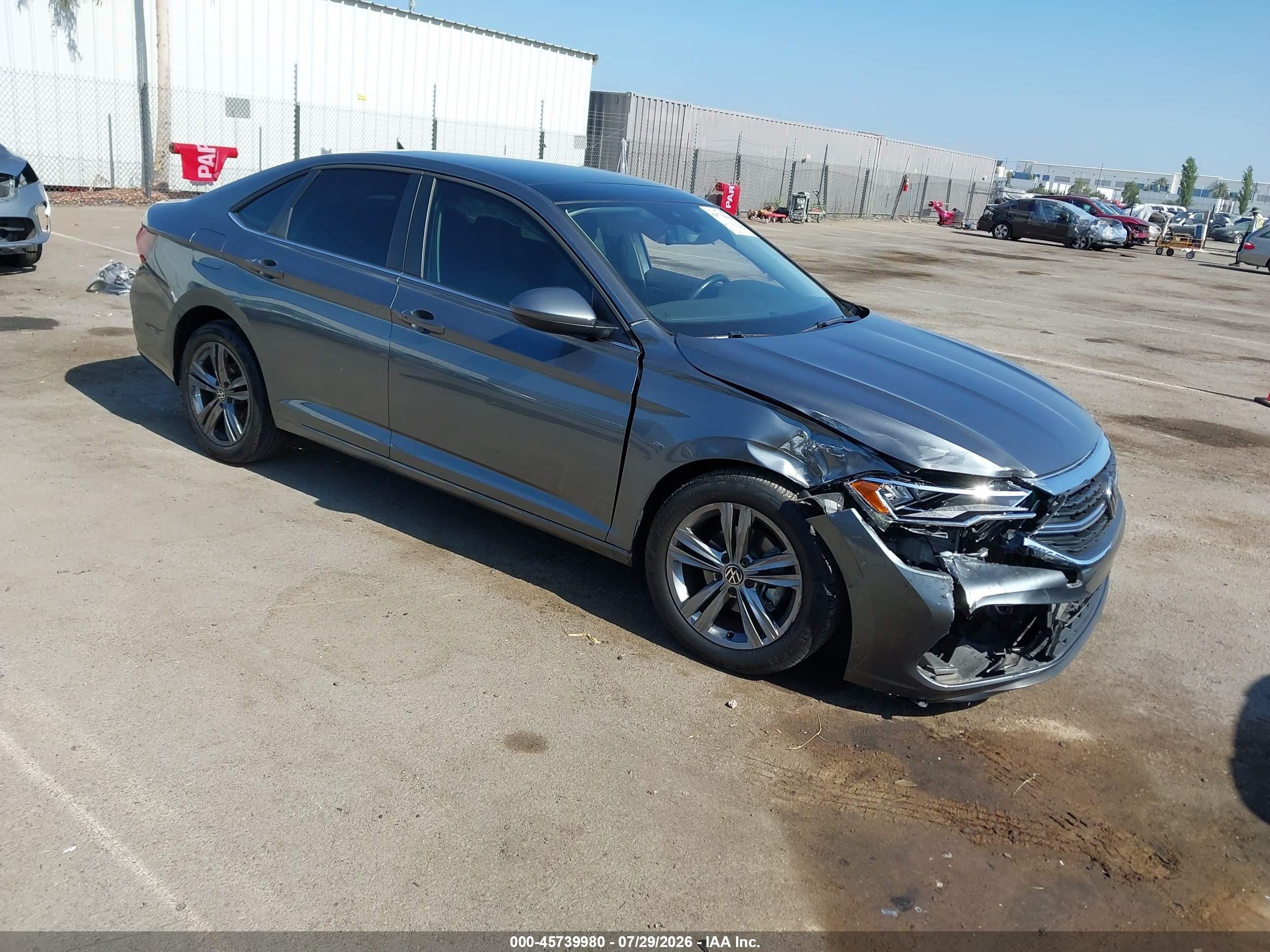 2023 Volkswagen Jetta SE, VIN 3VW7M7BU1PM049580 — Front end