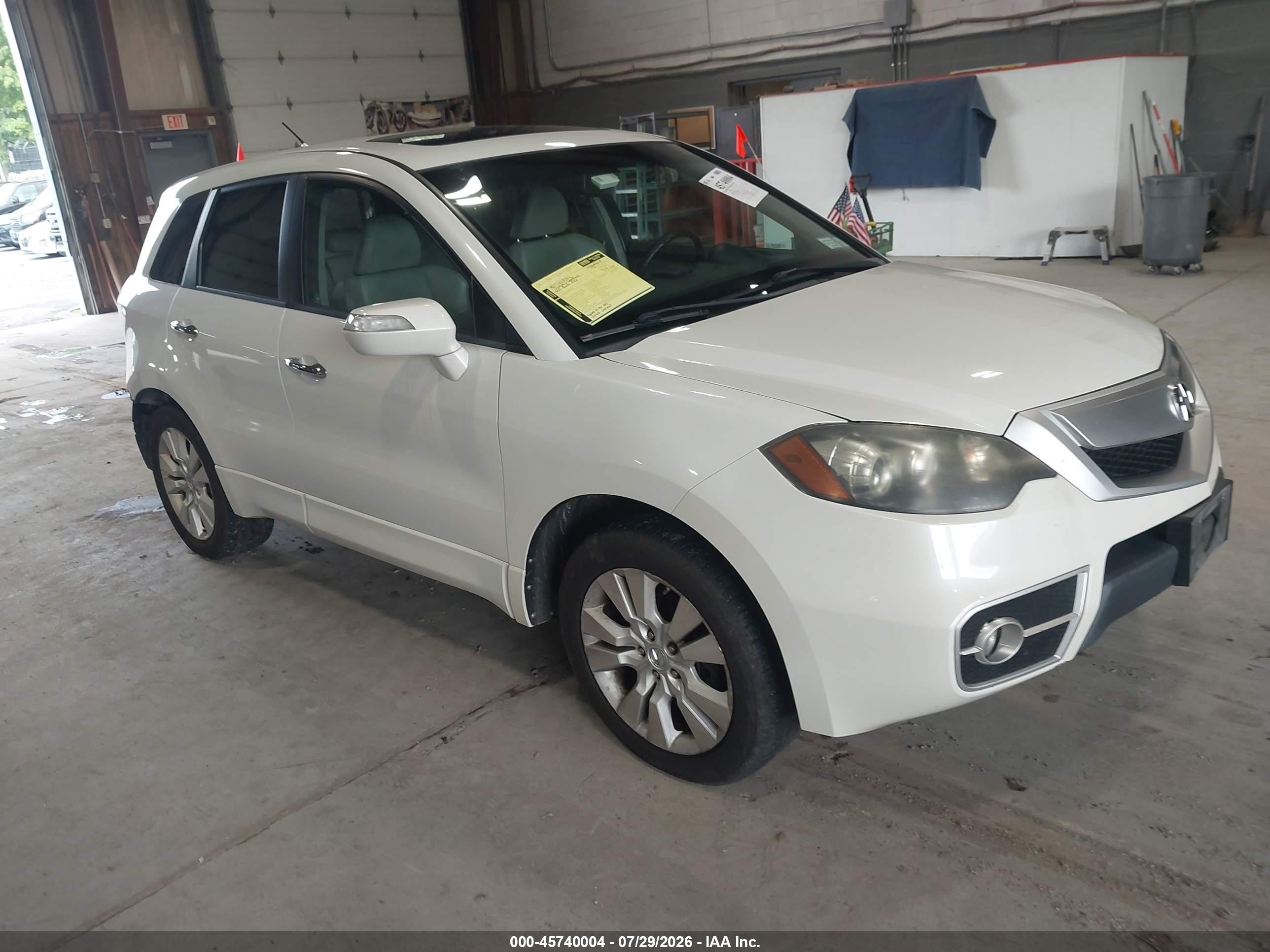 2011 Acura RDX, VIN 5J8TB1H22BA002348 — Rear end