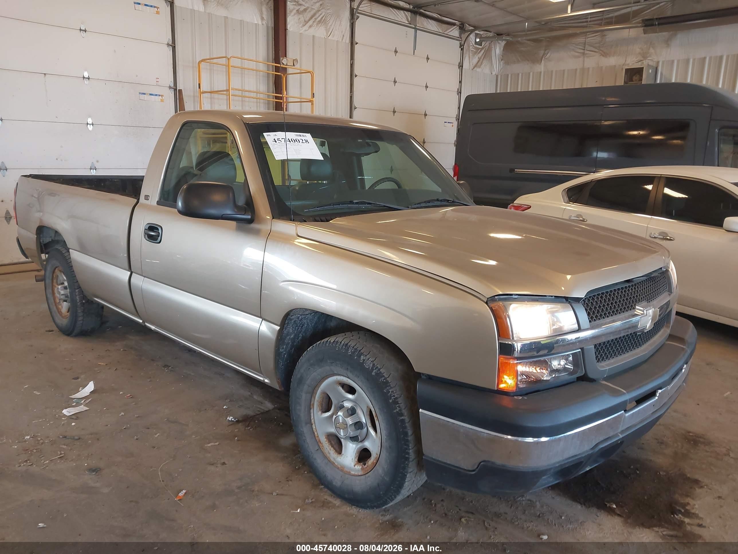 2004 Chevrolet Silverado 1500 Work Truck, VIN 1GCEC14X64Z118825 — Обычный износ