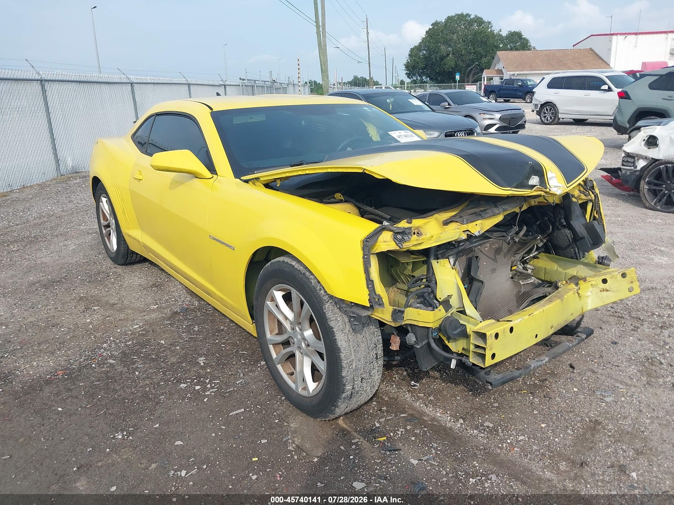 2015 Chevrolet Camaro LT, VIN 2G1FD1E33F9118493 — Перед
