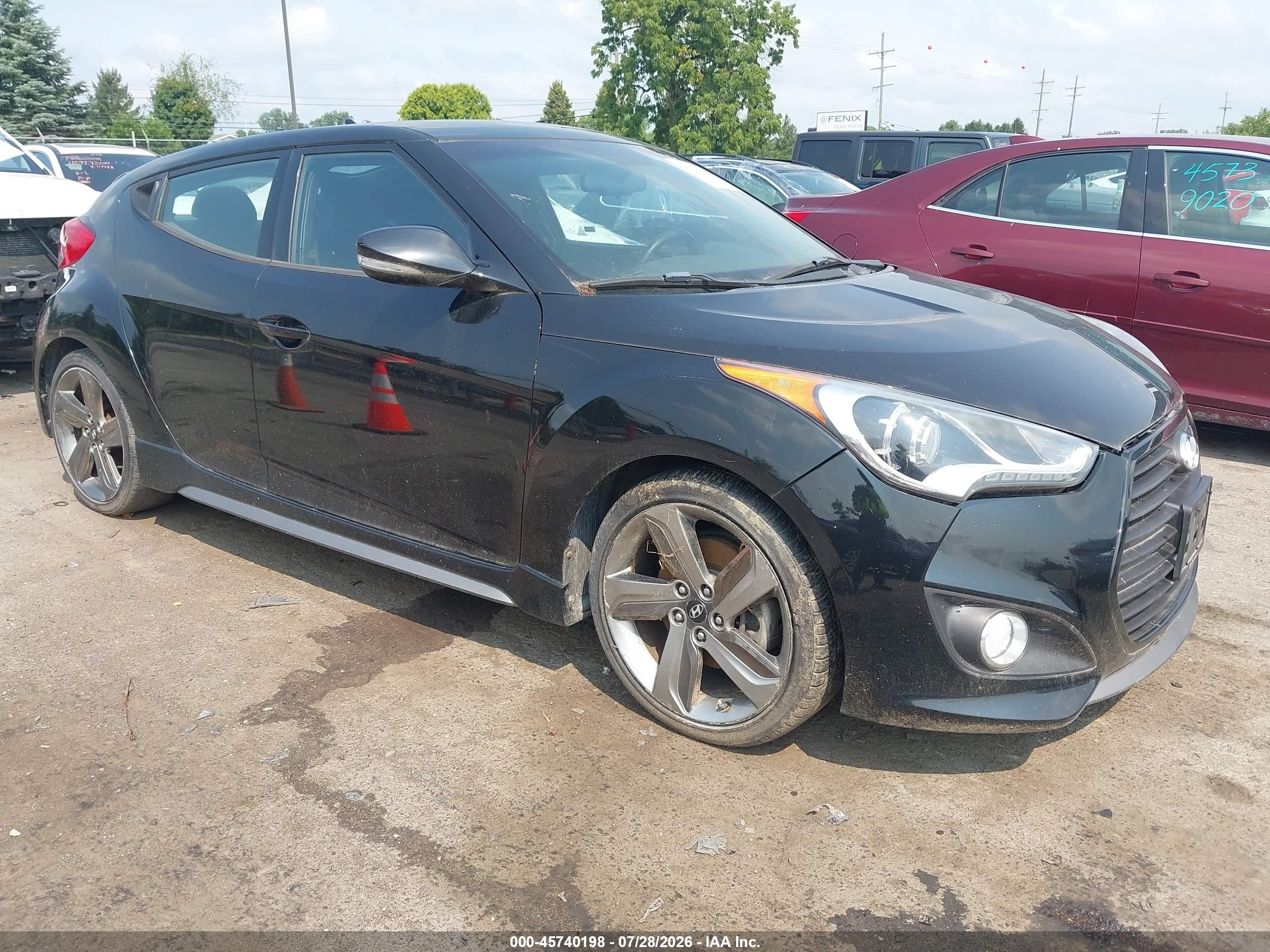 2015 Hyundai Veloster Turbo, VIN KMHTC6AE7FU222162 — Обычный износ