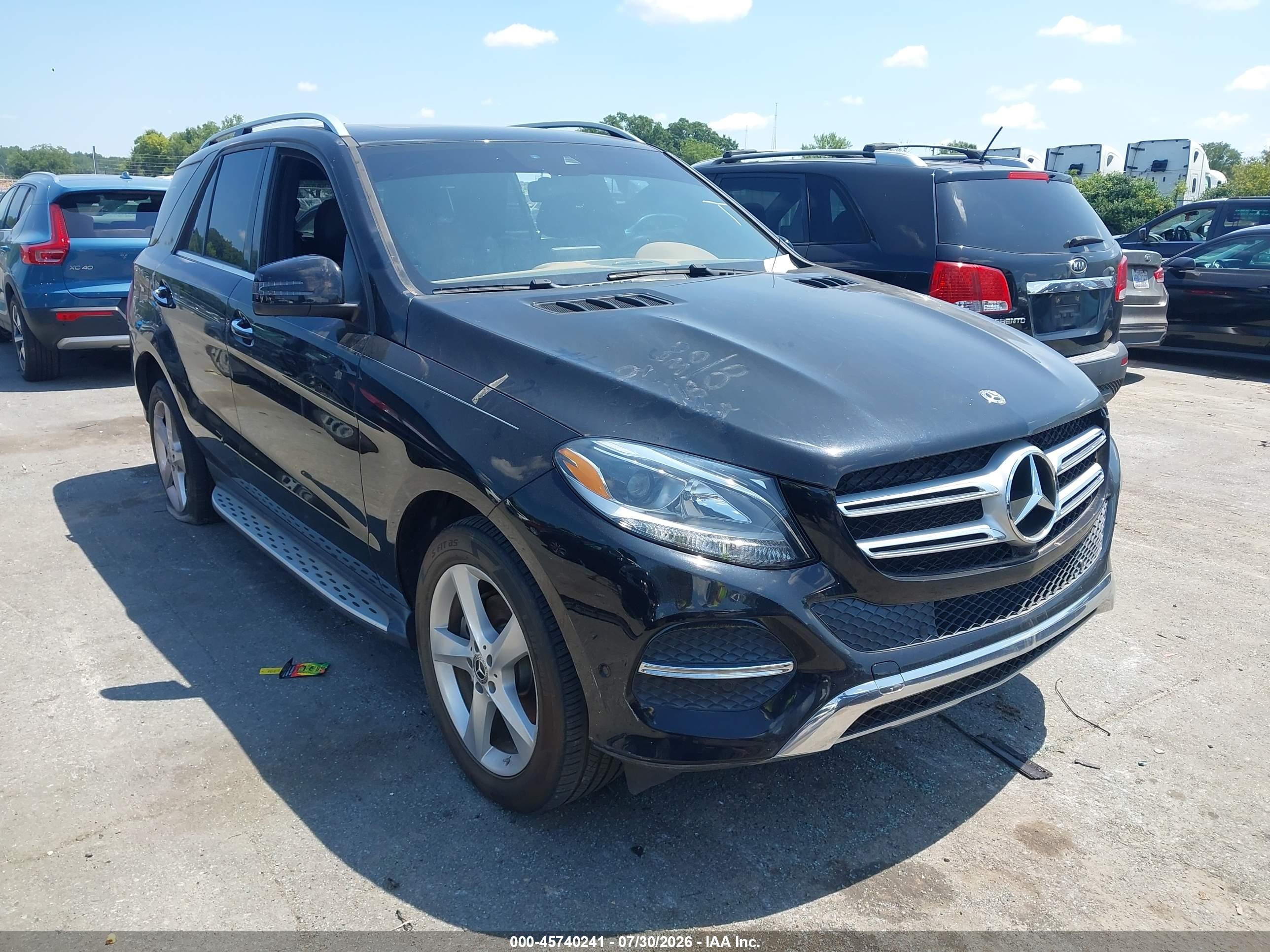2017 Mercedes-Benz GLE 350, VIN 4JGDA5JBXHA971052 — Side