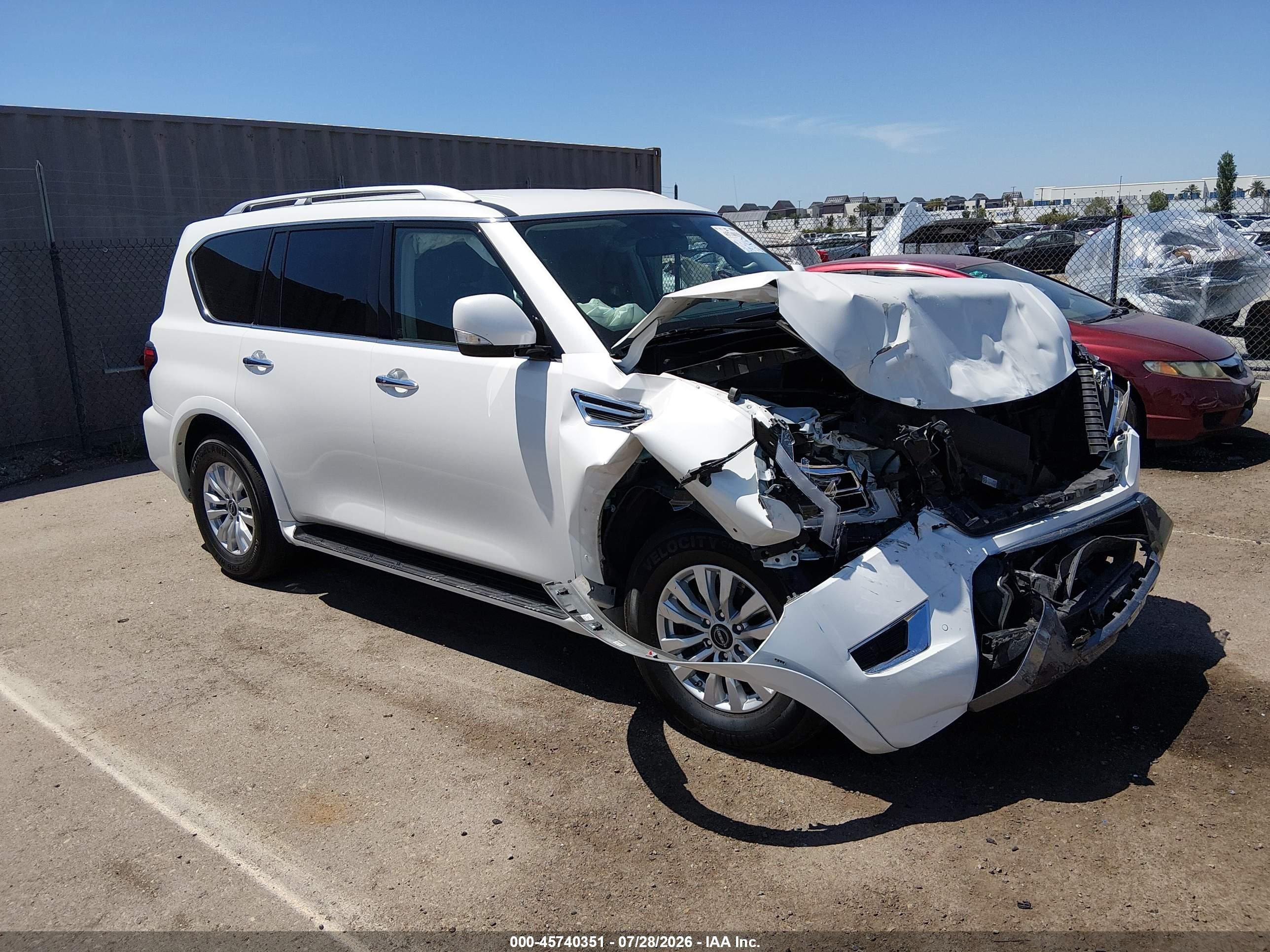 2024 Nissan Armada SV, VIN JN8AY2AD5R9705903 — Front end