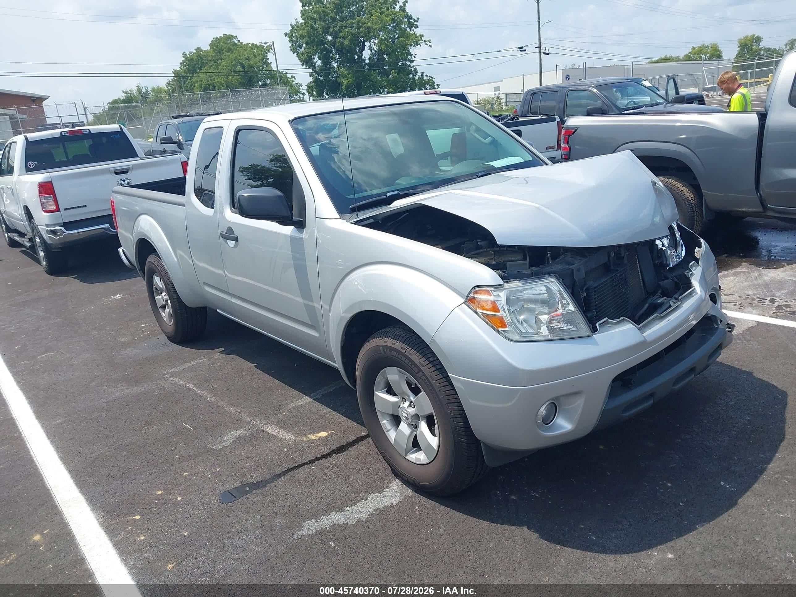 2012 Nissan Frontier SV, VIN 1N6AD0CU6CC415895 — Front end