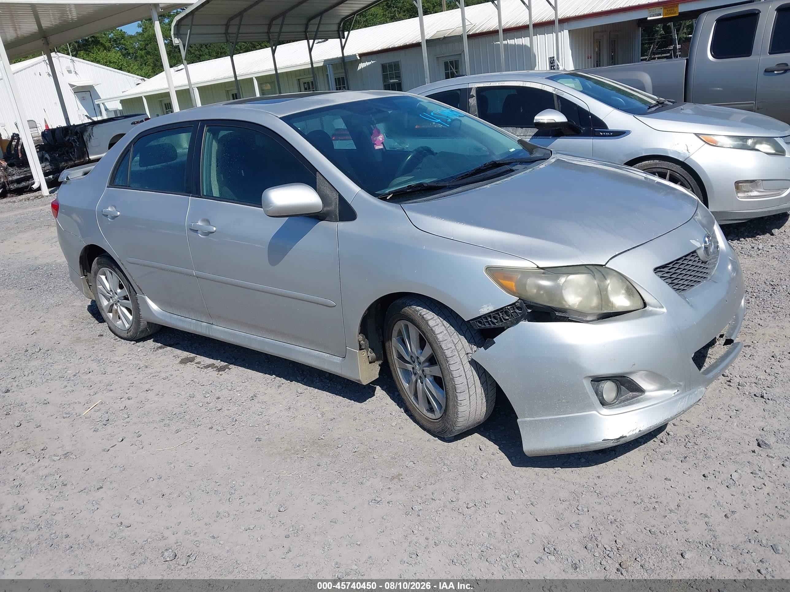 2009 Toyota Corolla LE, VIN 2T1BU40E19C069881 — Обычный износ