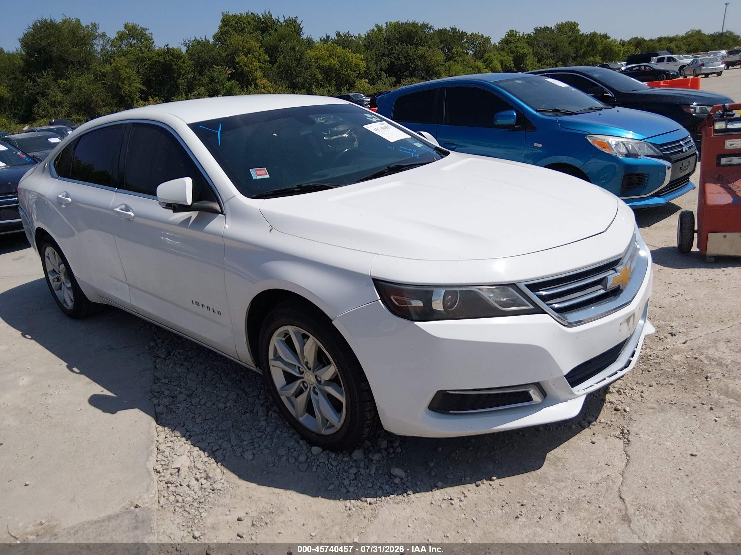 2017 Chevrolet Impala LT, VIN 2G1105SA3H9129626 — Normal wear