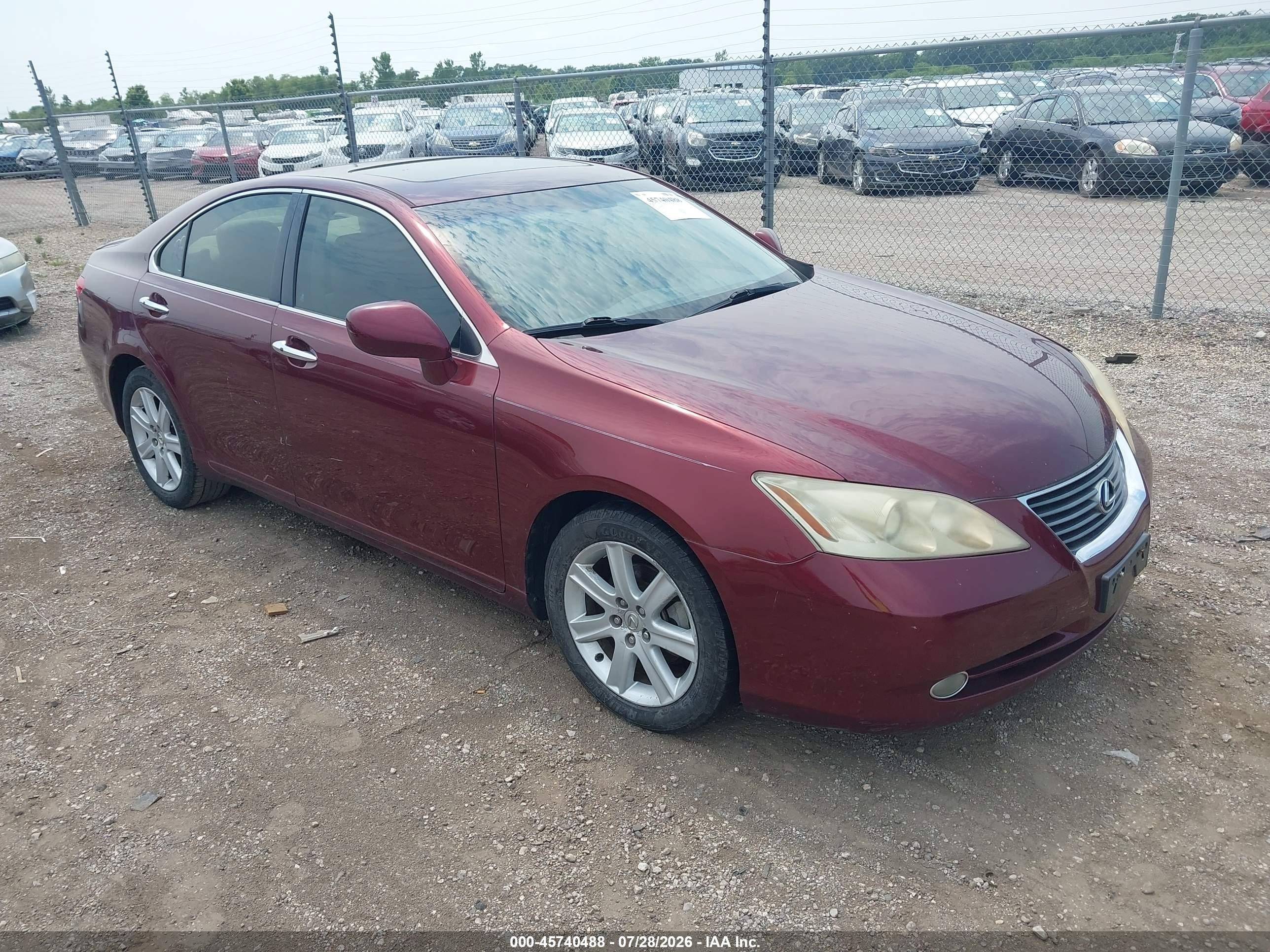 2007 Lexus ES 330, VIN JTHBJ46G872011343 — Normal wear