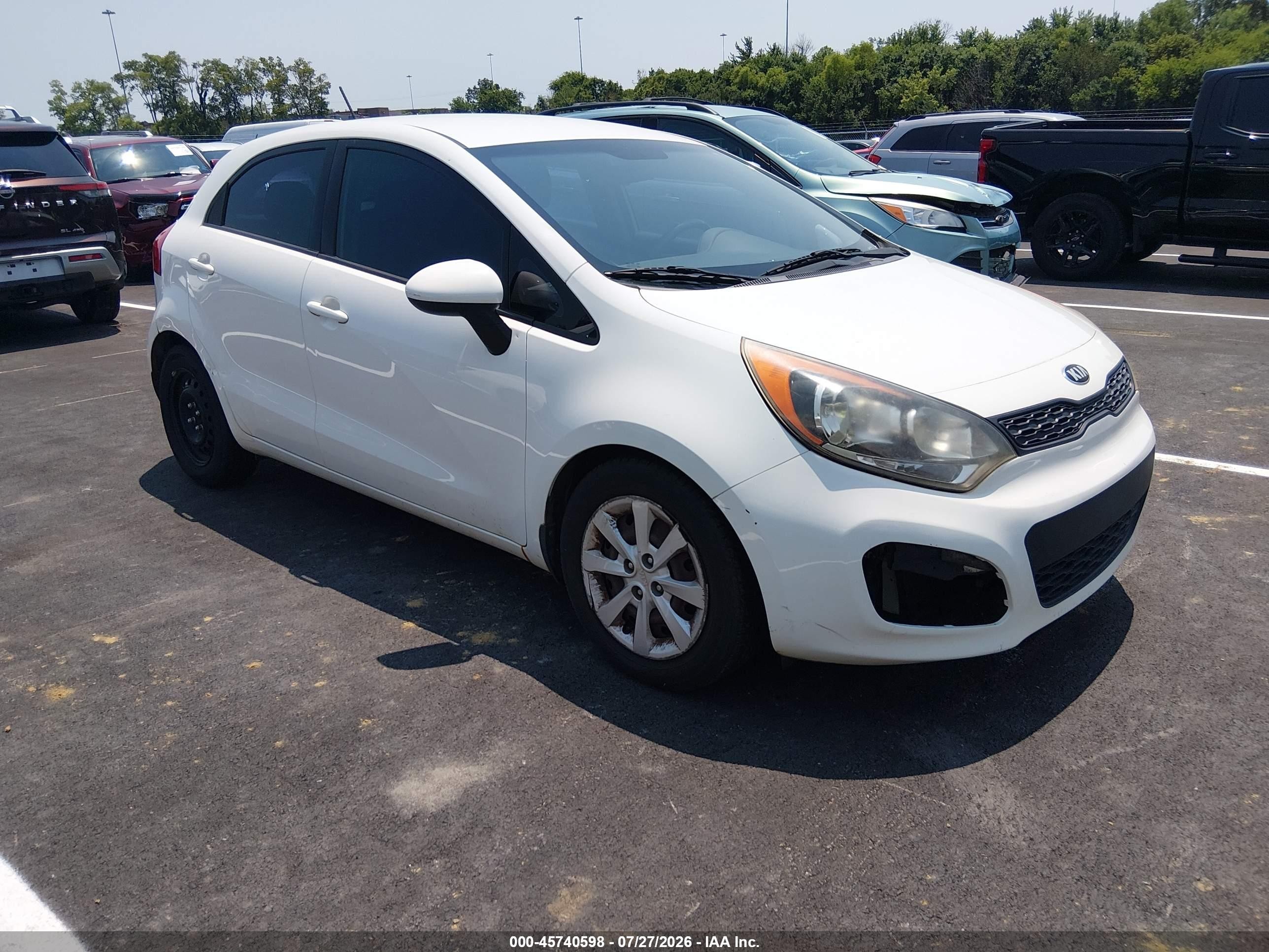 2013 Kia Rio LX, VIN KNADM5A30D6169155 — Normal wear