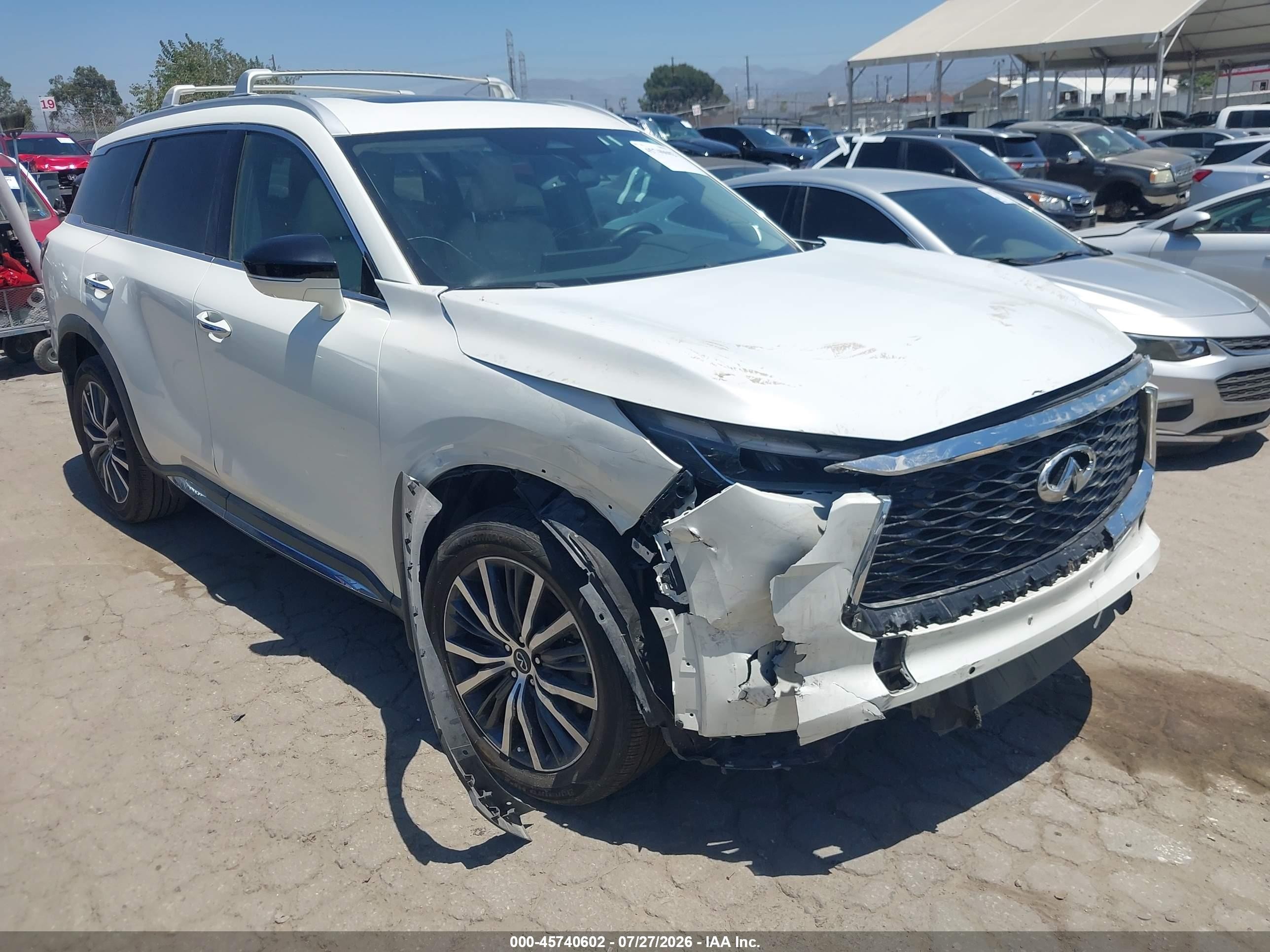 2023 Infiniti QX60 Sensory, VIN 5N1DL1GS6PC348606 — Undercarriage
