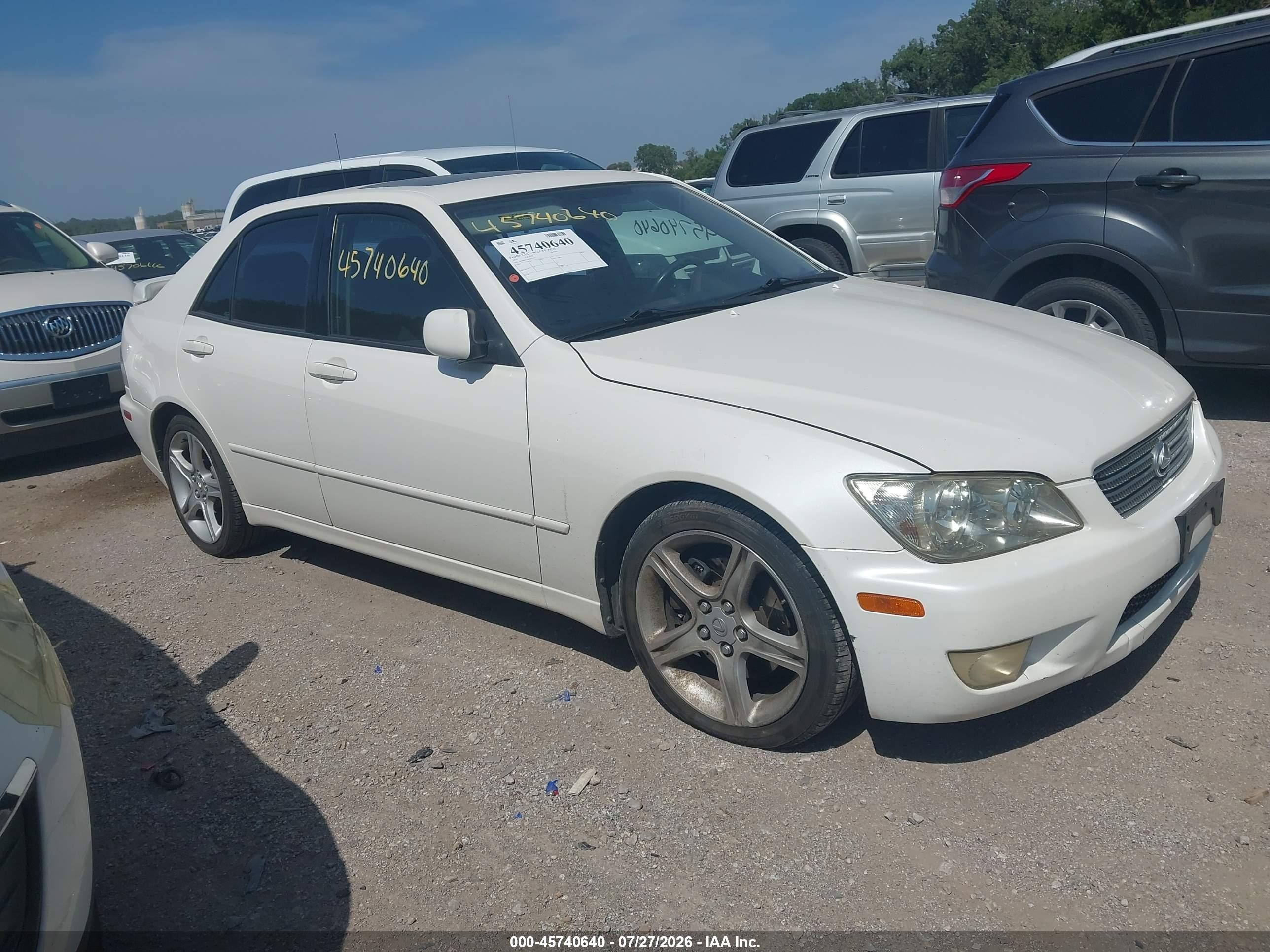 2001 Lexus IS 300/350, VIN JTHBD182910015752 — Обычный износ