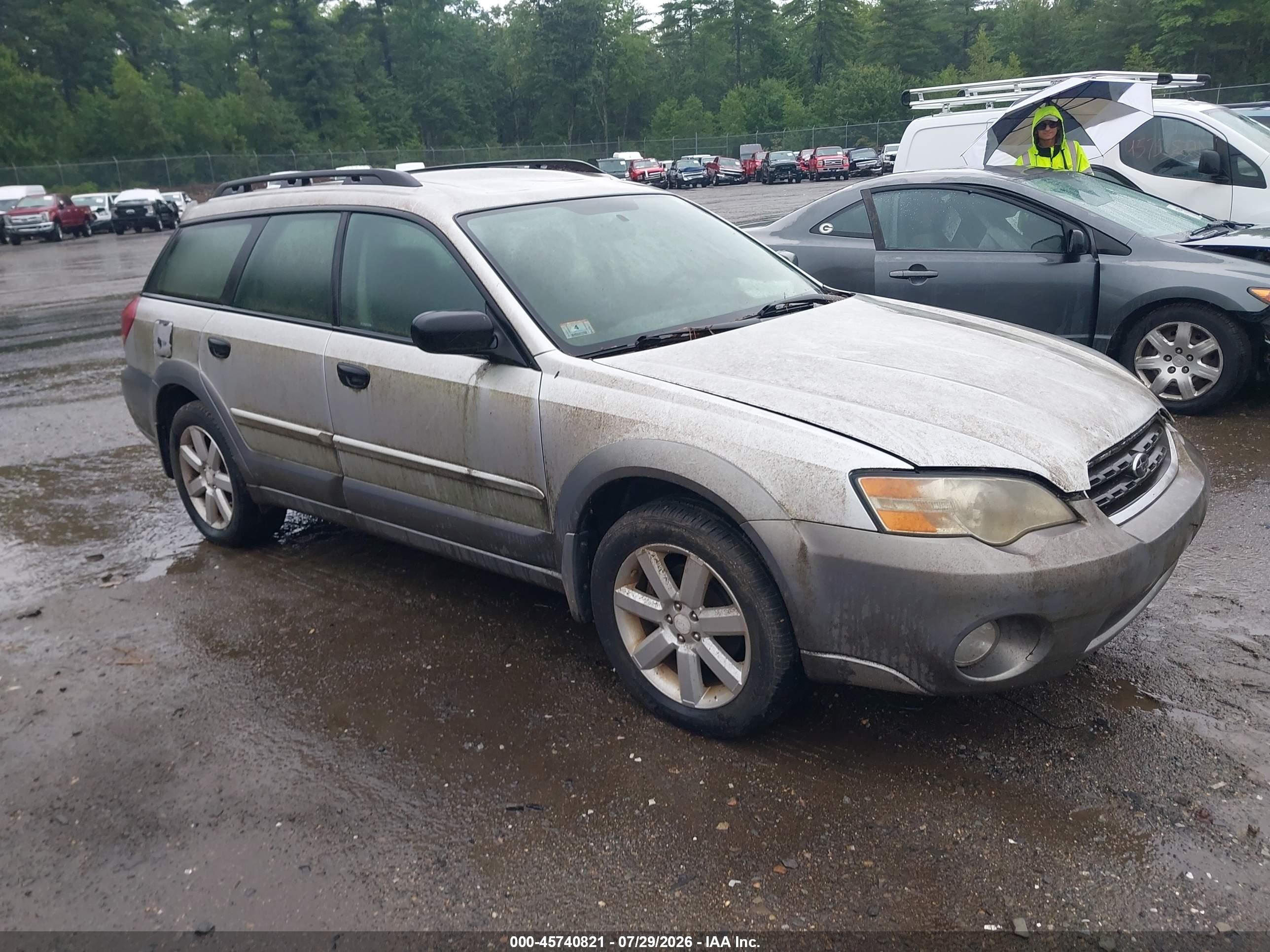 2007 Subaru Legacy Outback Basic, VIN 4S4BP61C977337425 — Обычный износ