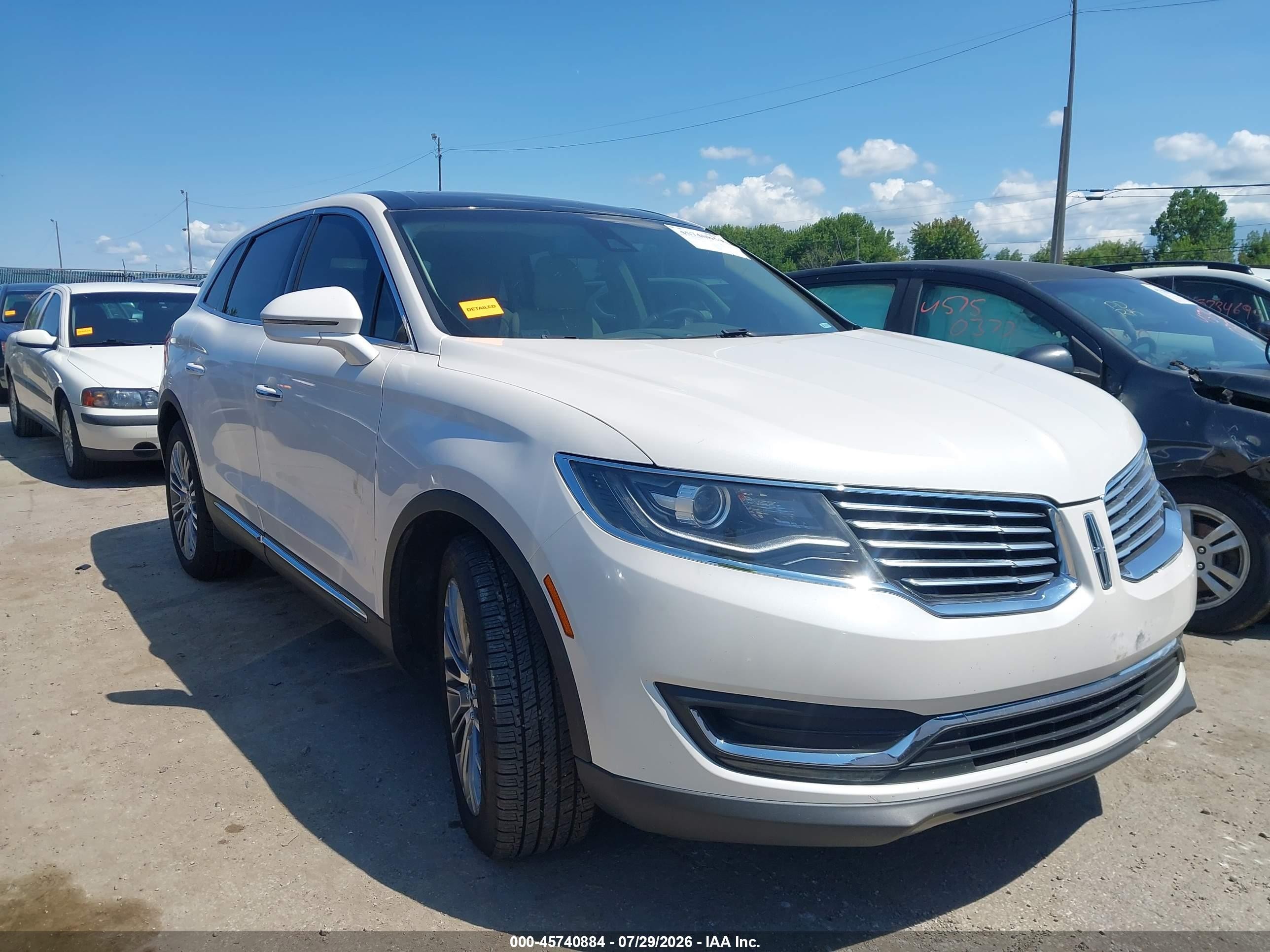 2016 Lincoln MKX Reserve, VIN 2LMTJ8LRXGBL79164 — Бок