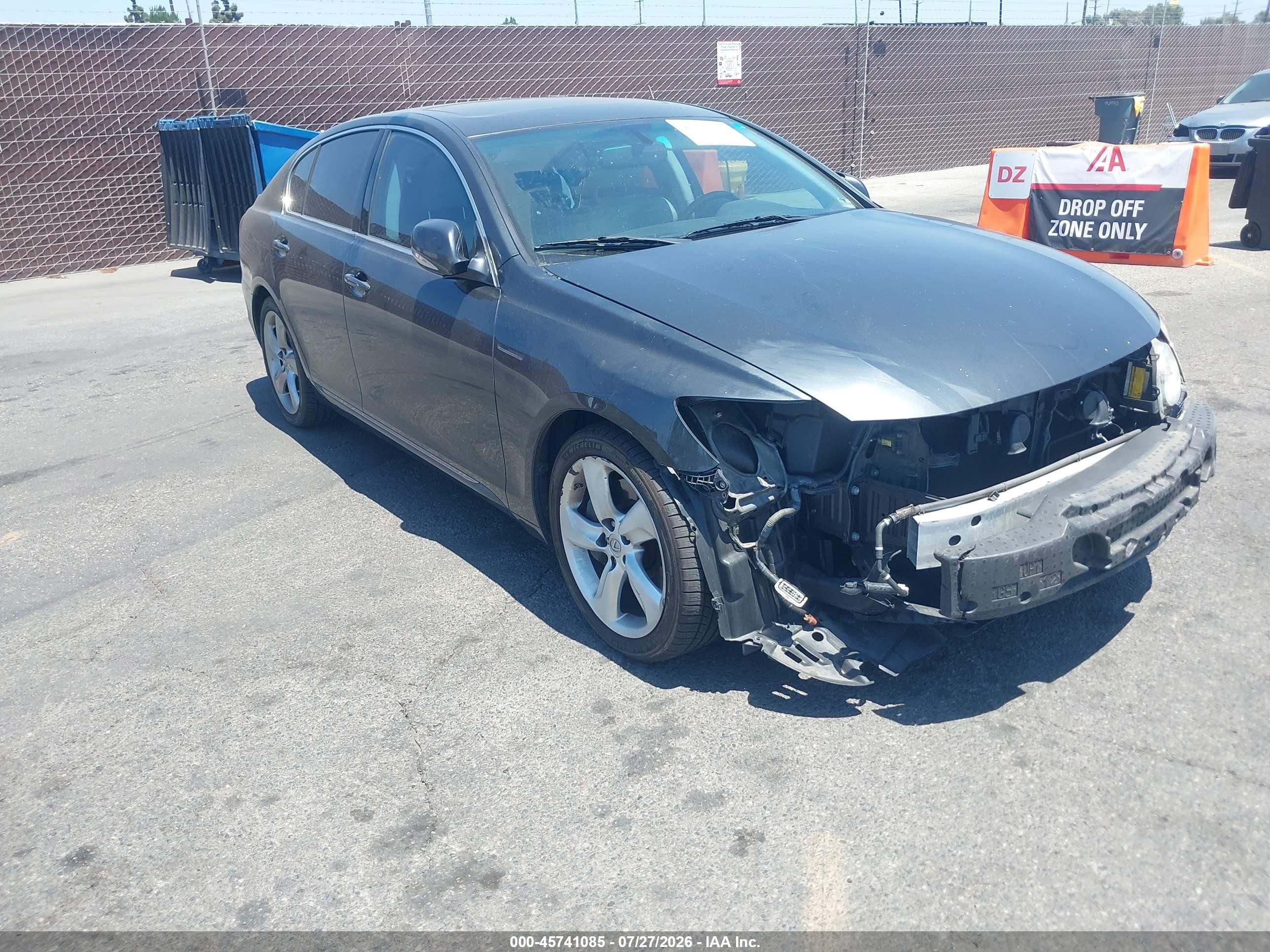 2011 Lexus GS 350, VIN JTHBE1KS6B0051826 — Перед