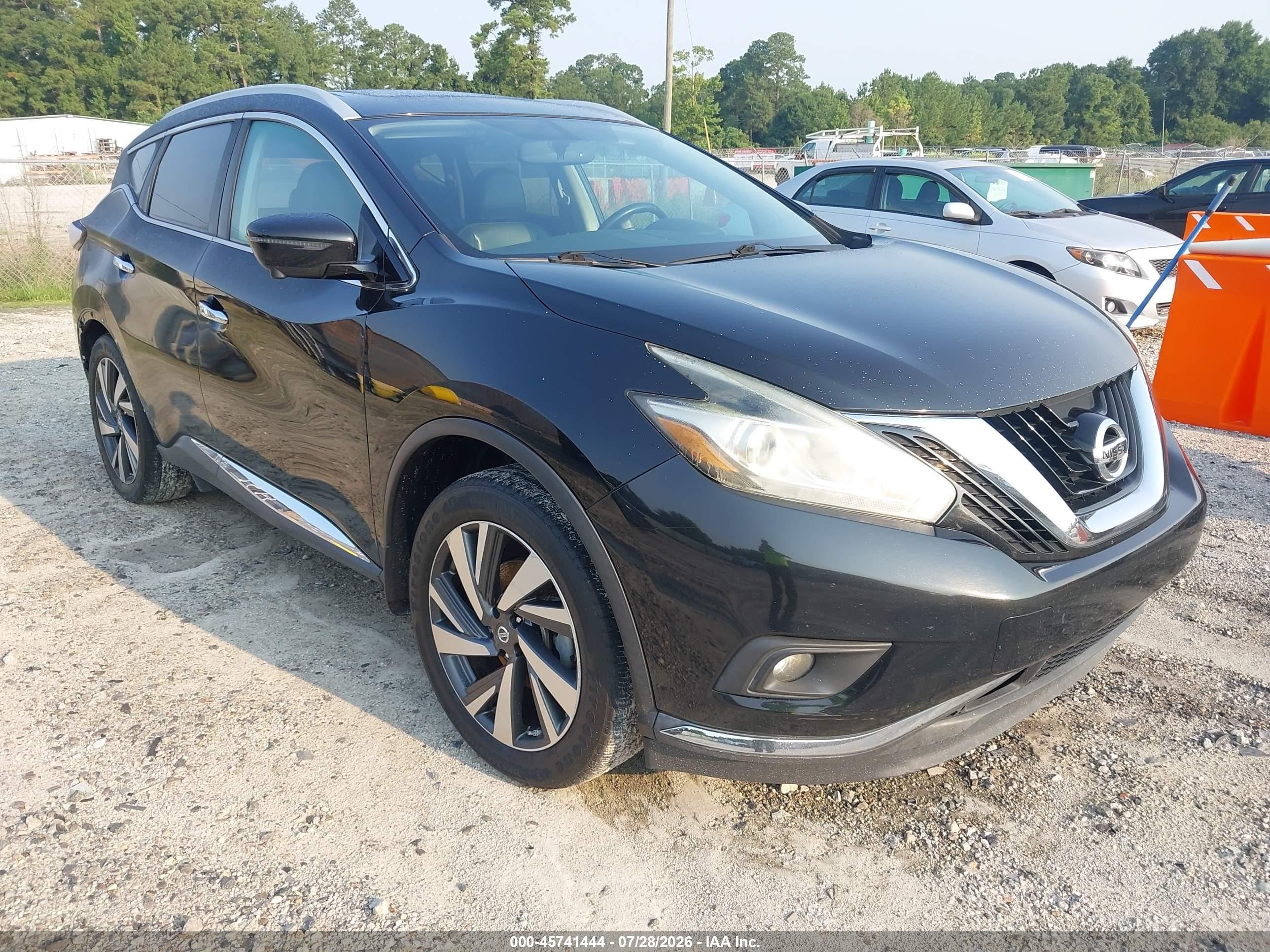 2016 Nissan Murano S, VIN 5N1AZ2MG8GN171925 — Front end