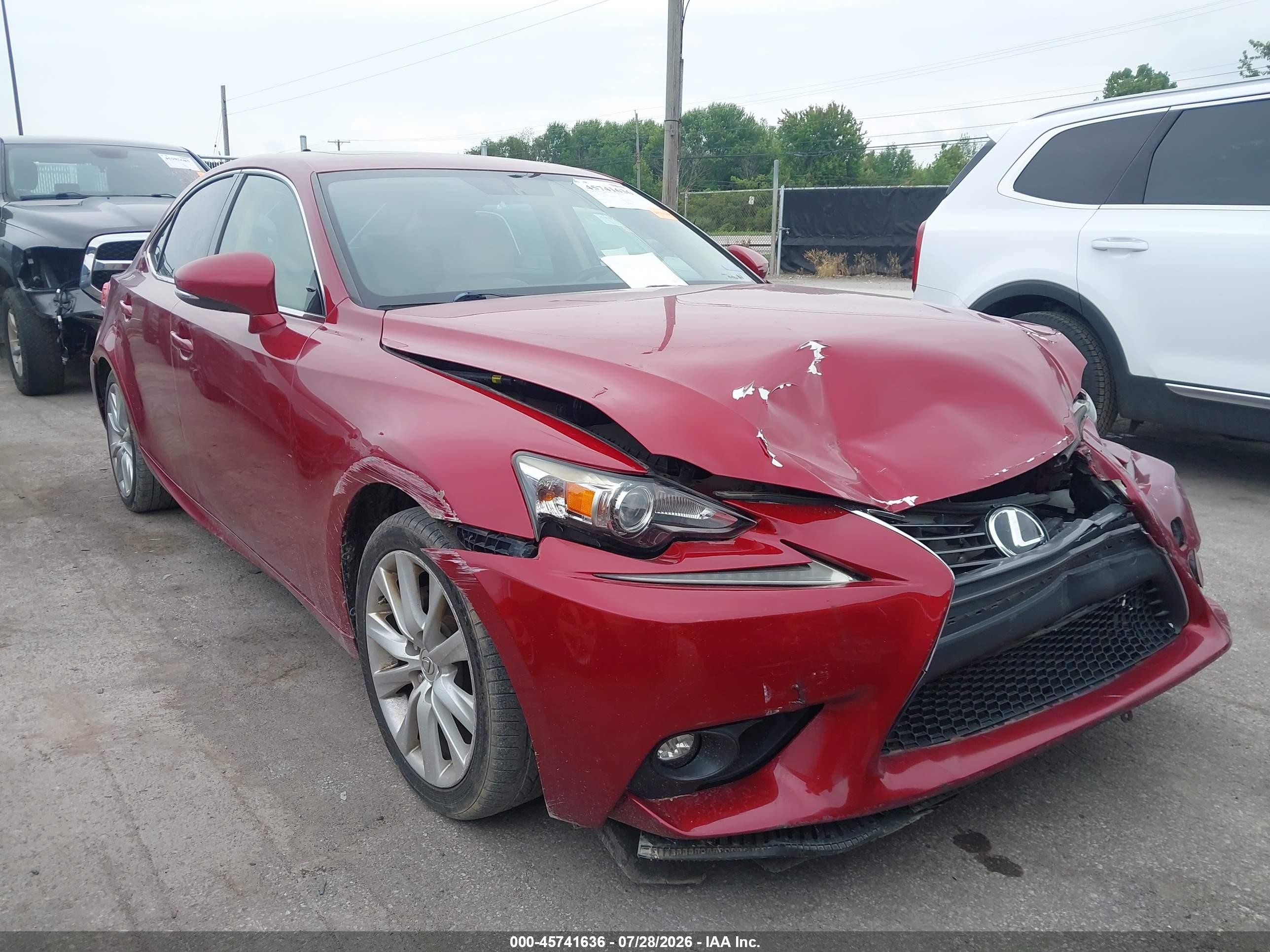 2015 Lexus IS 250, VIN JTHBF1D2XF5070883 — Front end