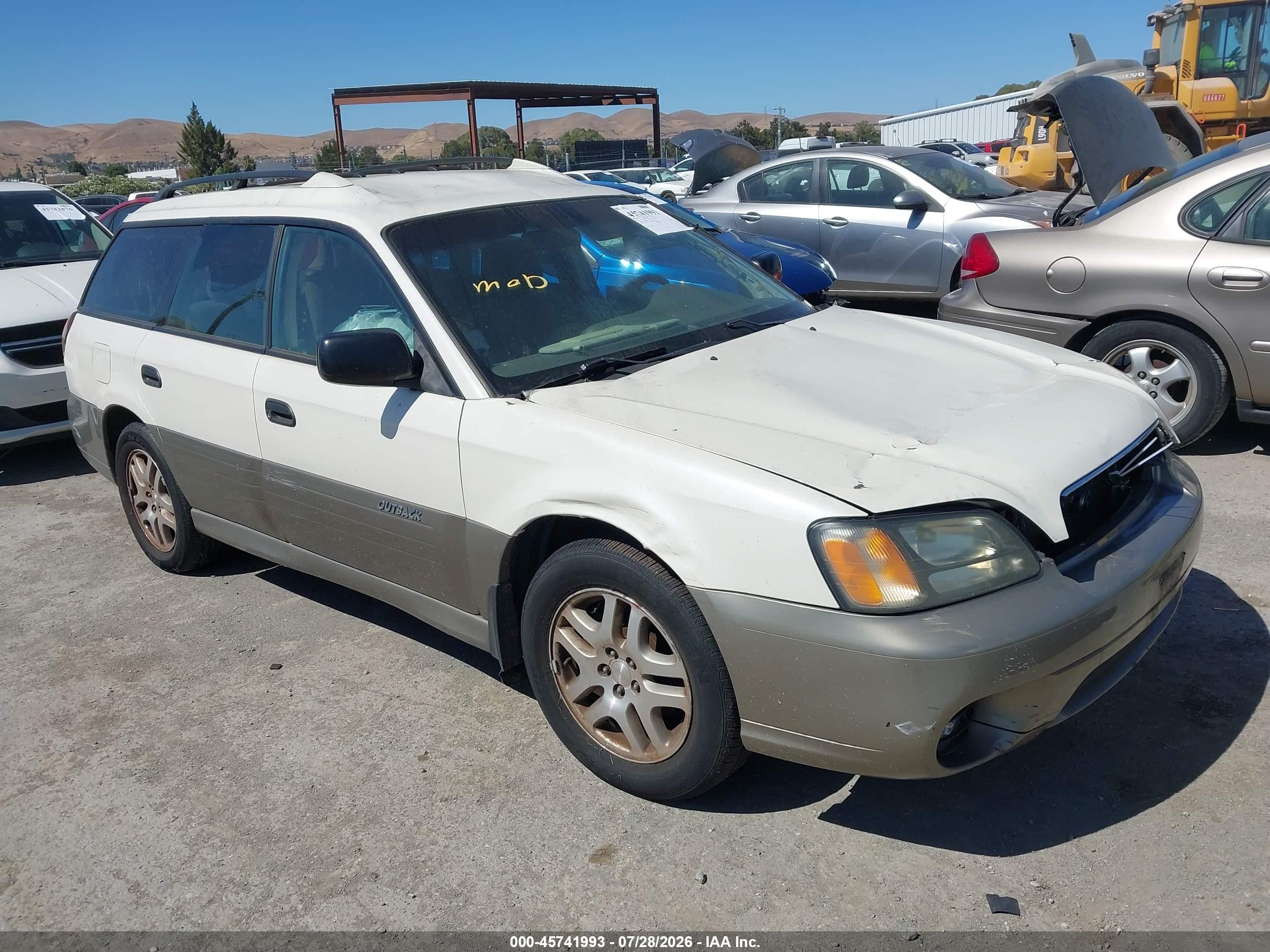 2004 Subaru Legacy Outback, VIN 4S3BH675347607741 — Обычный износ