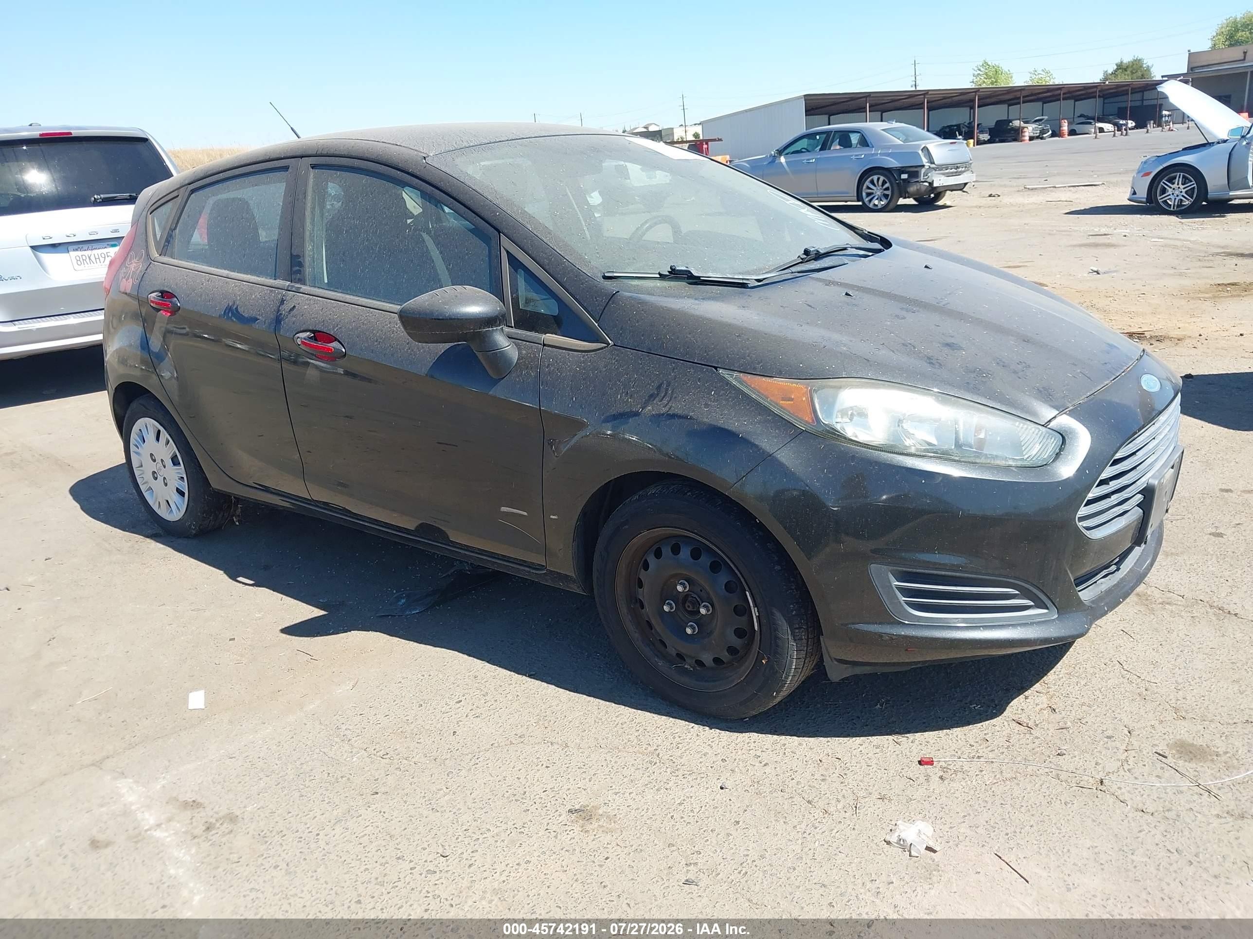 2014 Ford Fiesta S, VIN 3FADP4TJ4EM206859 — Normal wear