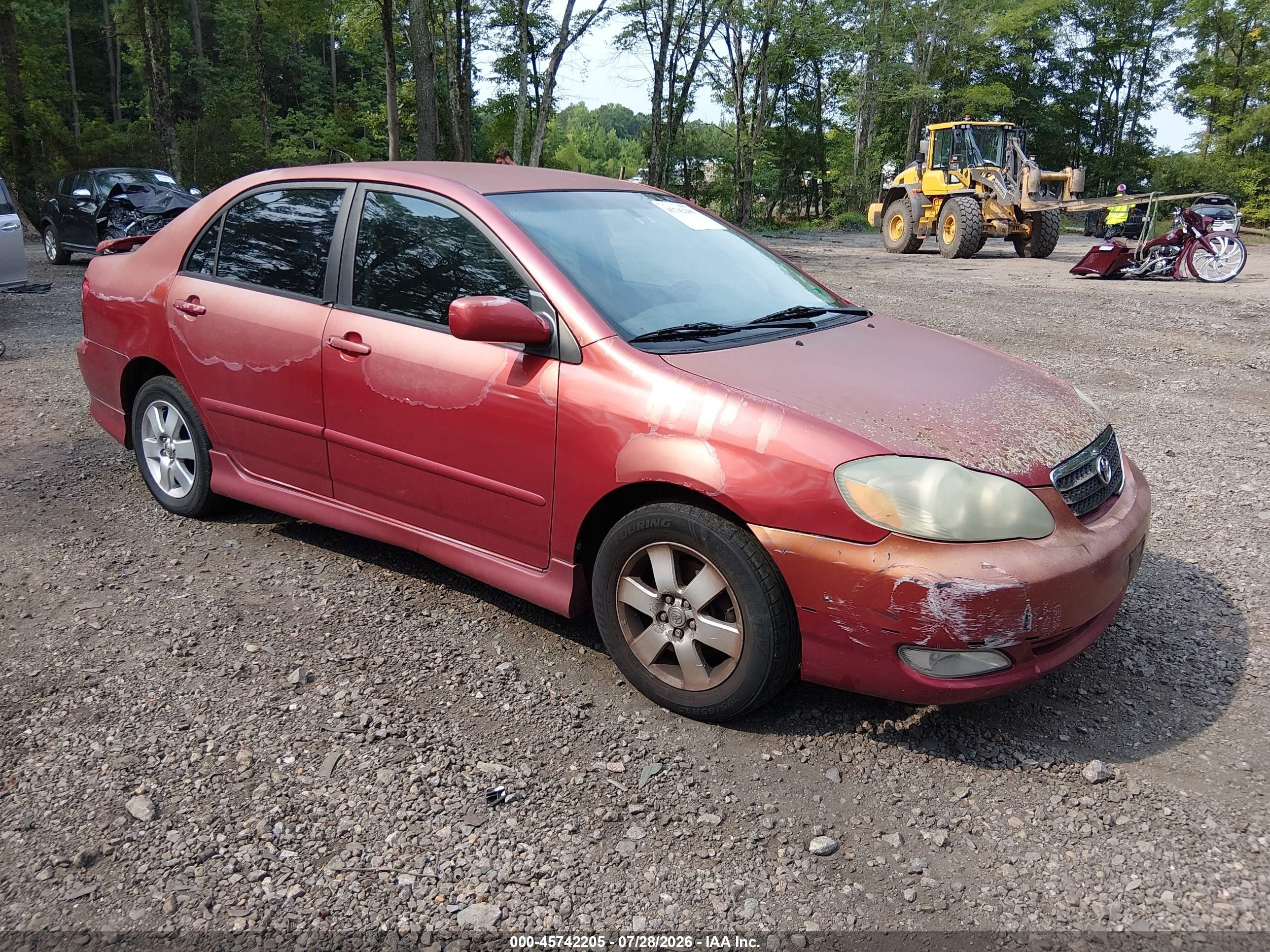 2005 Toyota Corolla S, VIN 1NXBR32E65Z548928 — Normal wear