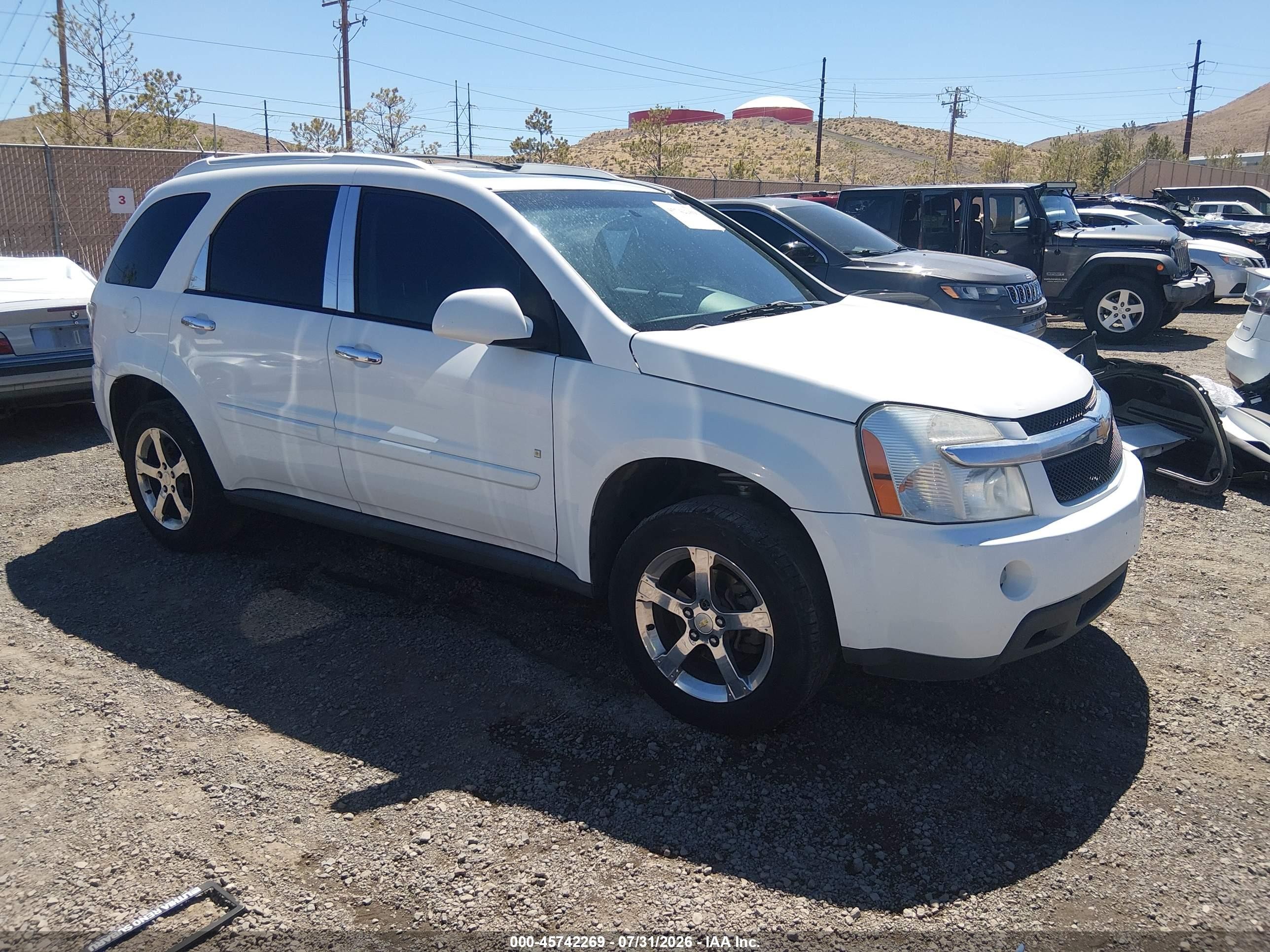 2007 Chevrolet Equinox LT, VIN 2CNDL73F076067485 — Front end