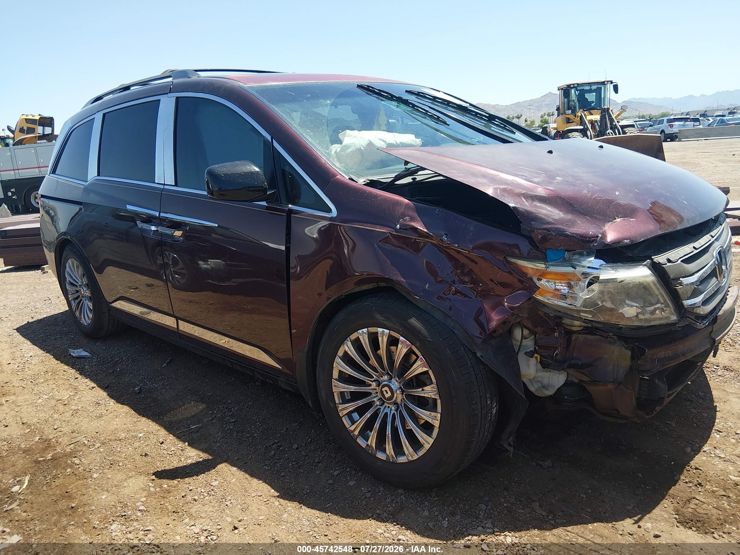 2011 Honda Odyssey EX-L, VIN 5FNRL5H67BB033134 — Normal wear