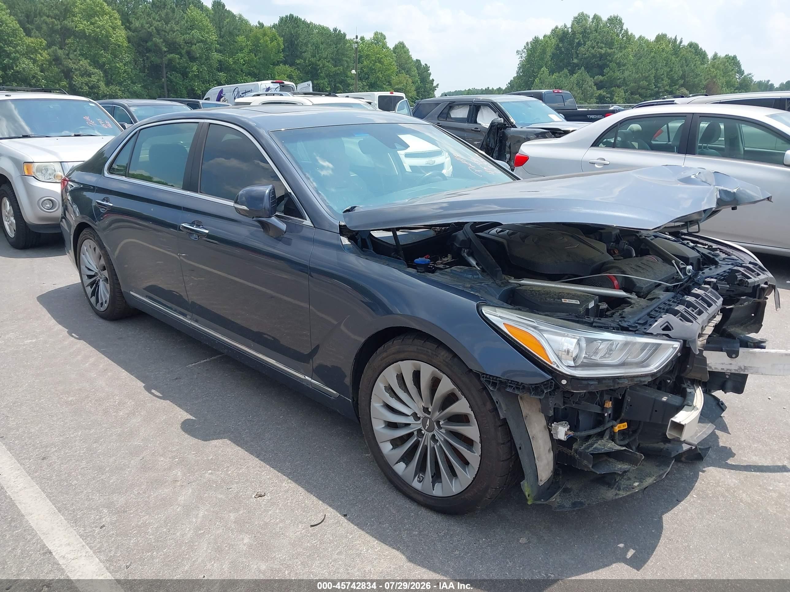 2017 Genesis G90 Ultimate, VIN KMHG54JH1HU024531 — Normal wear