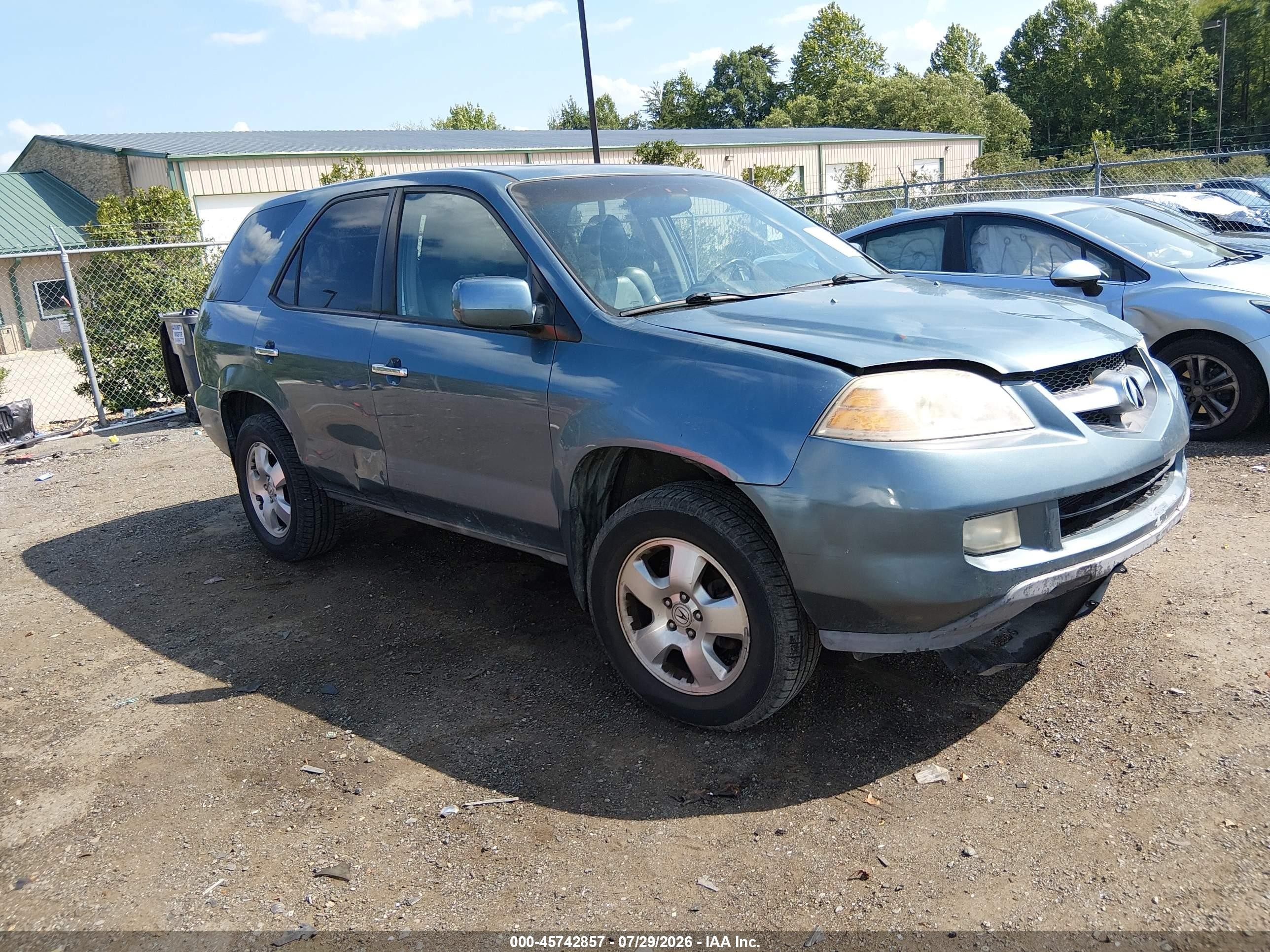 2006 Acura MDX, VIN 2HNYD18276H512792 — Side