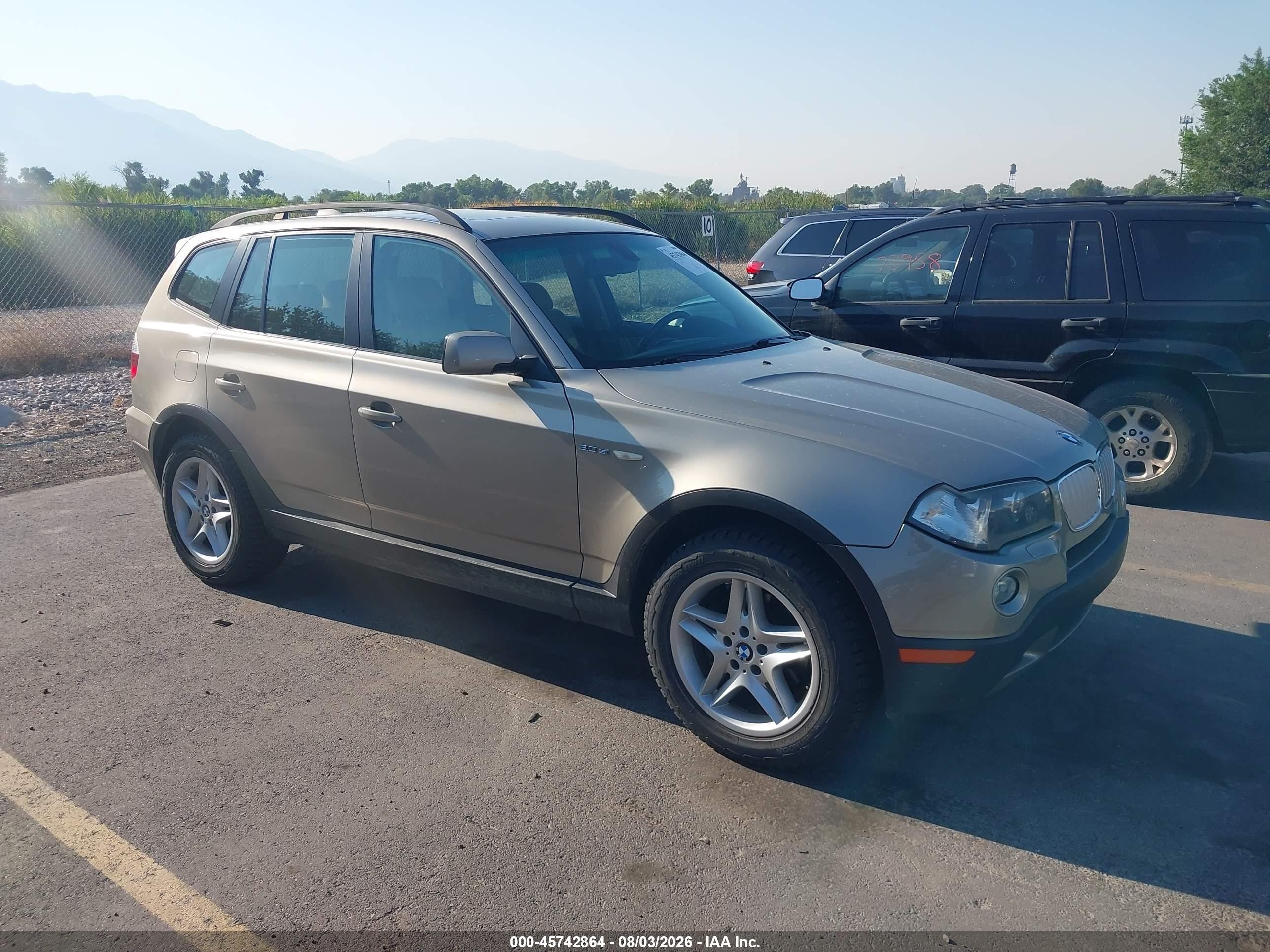 2007 BMW X3 3.0si, VIN WBXPC93487WF06939 — All over
