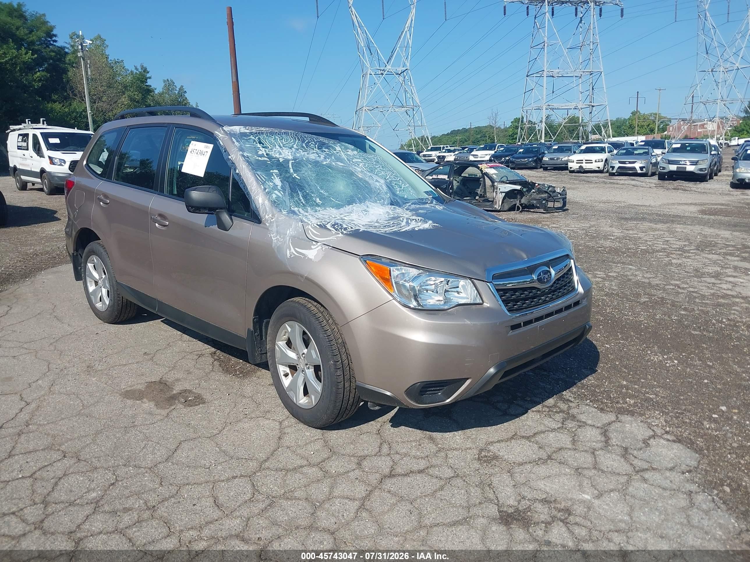 2015 Subaru Forester 2.5i, VIN JF2SJABC8FH818025 — All over