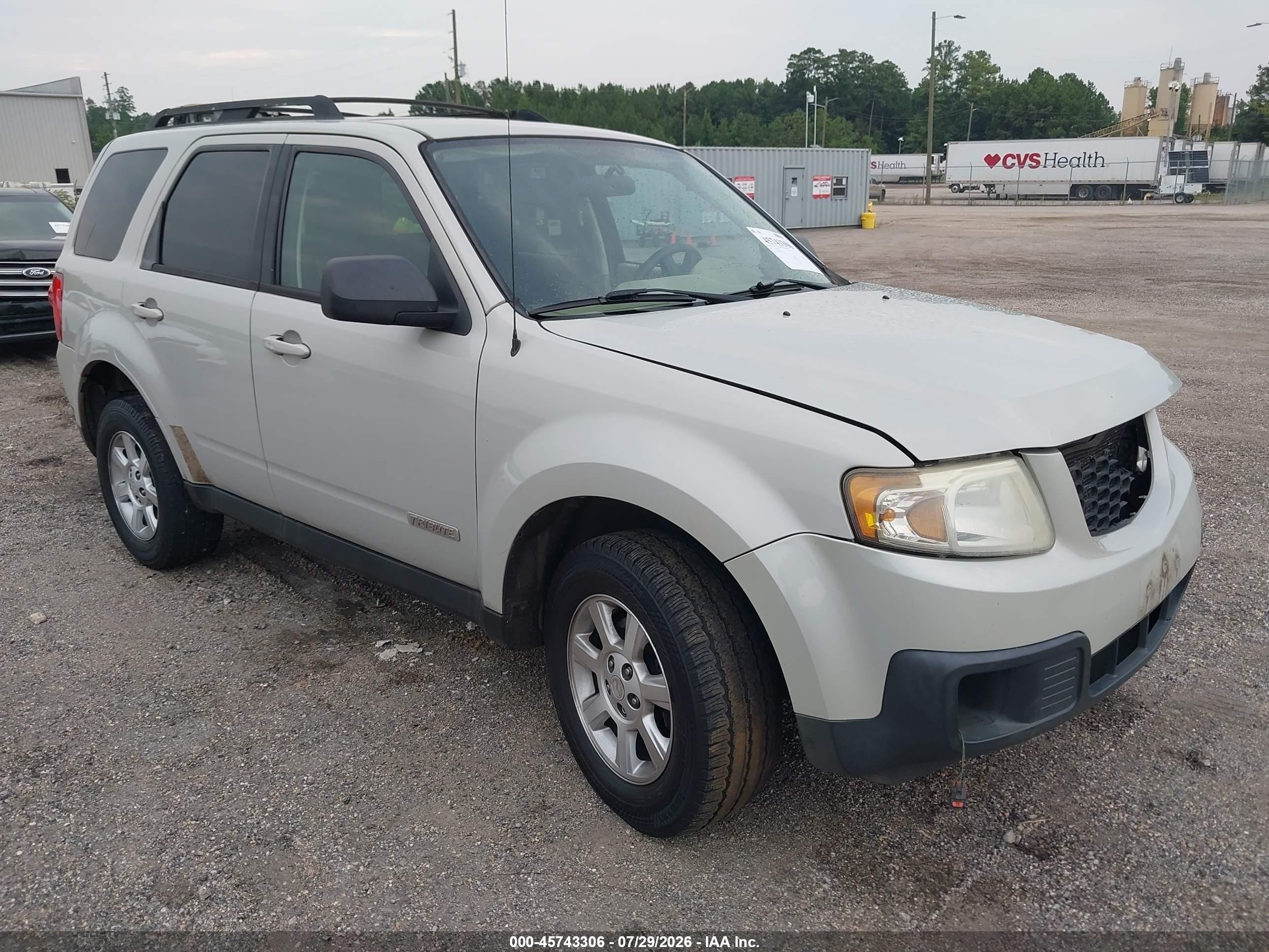 2008 Mazda Tribute Sport, VIN 4F2CZ92Z68KM24821 — Not stated