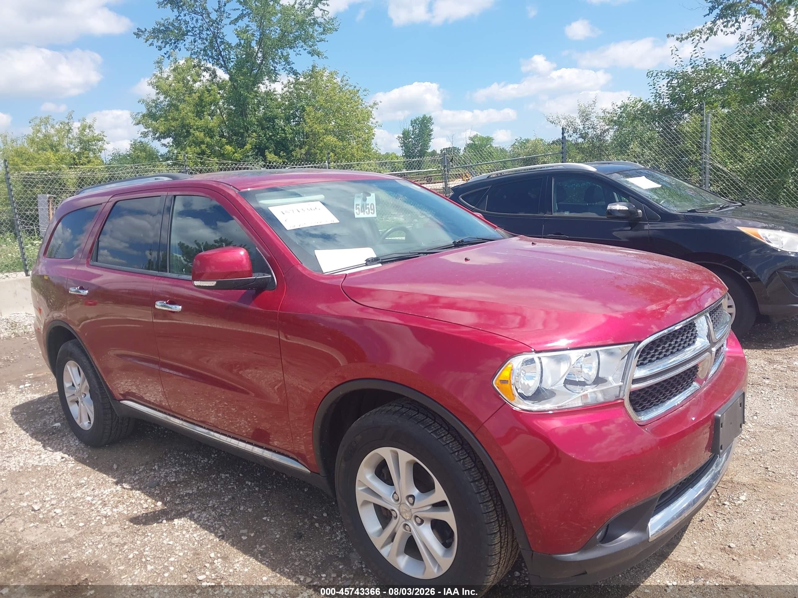 2013 Dodge Durango Crew, VIN 1C4RDJDG0DC667938 — Normal wear