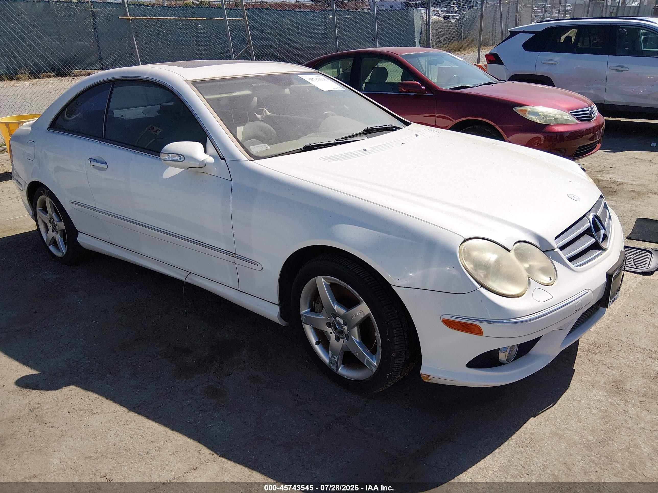 2006 Mercedes-Benz CLK 500, VIN WDBTJ75H86F179183 — Обычный износ