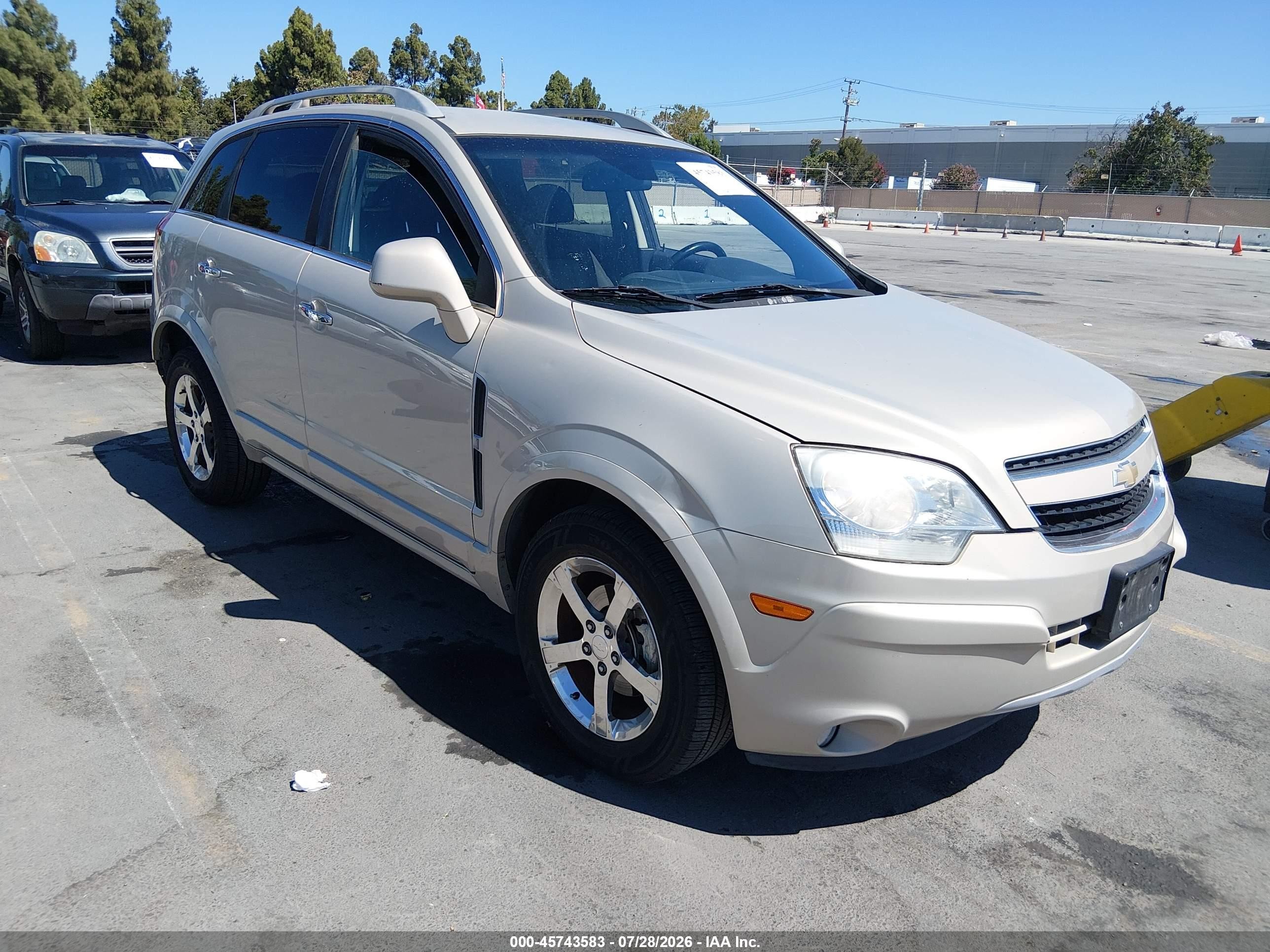 2012 Chevrolet Captiva Sport LT, VIN 3GNAL3E58CS543621 — Not stated