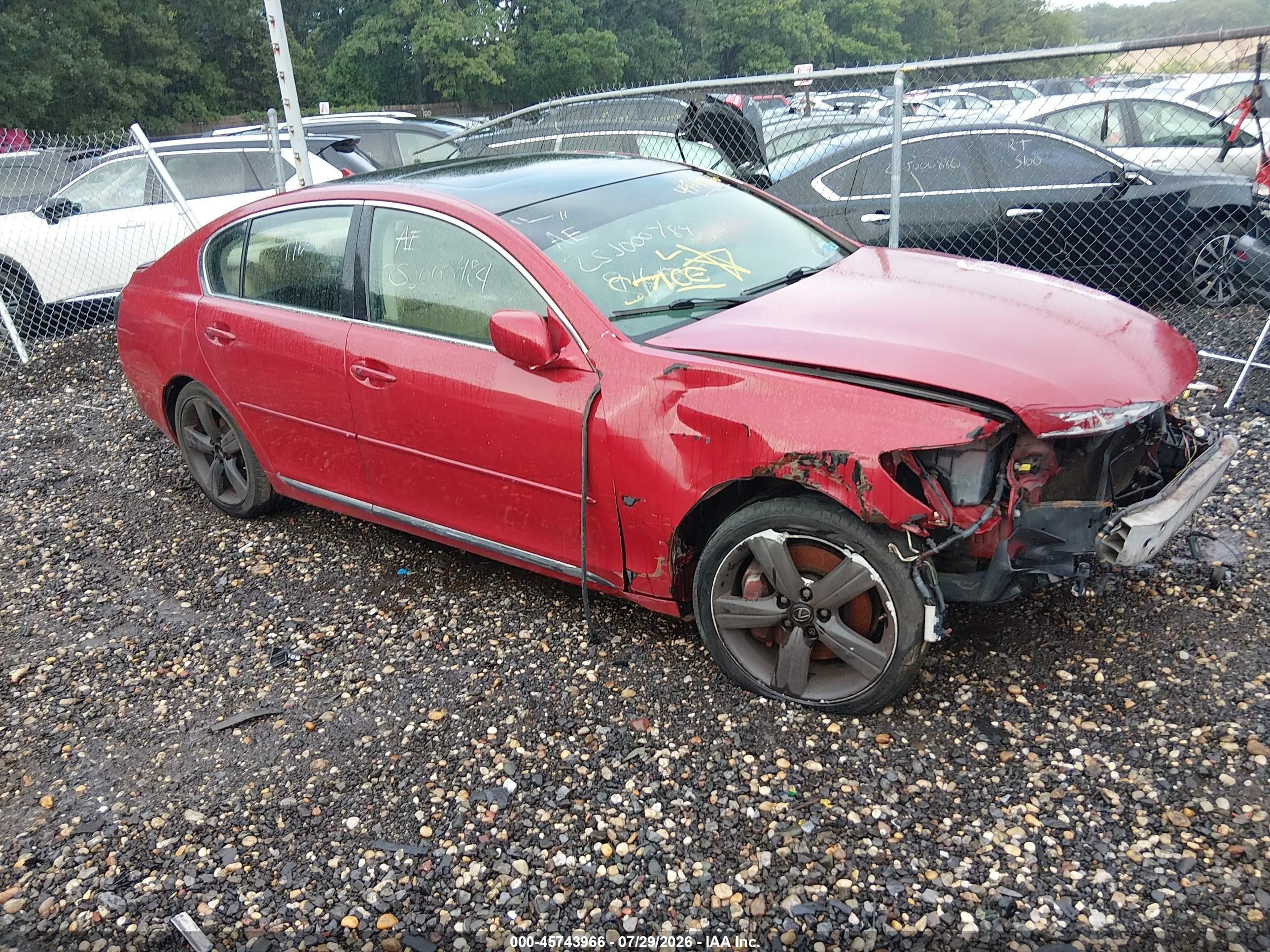 2007 Lexus GS 350, VIN JTHCE96S870007119 — Перед