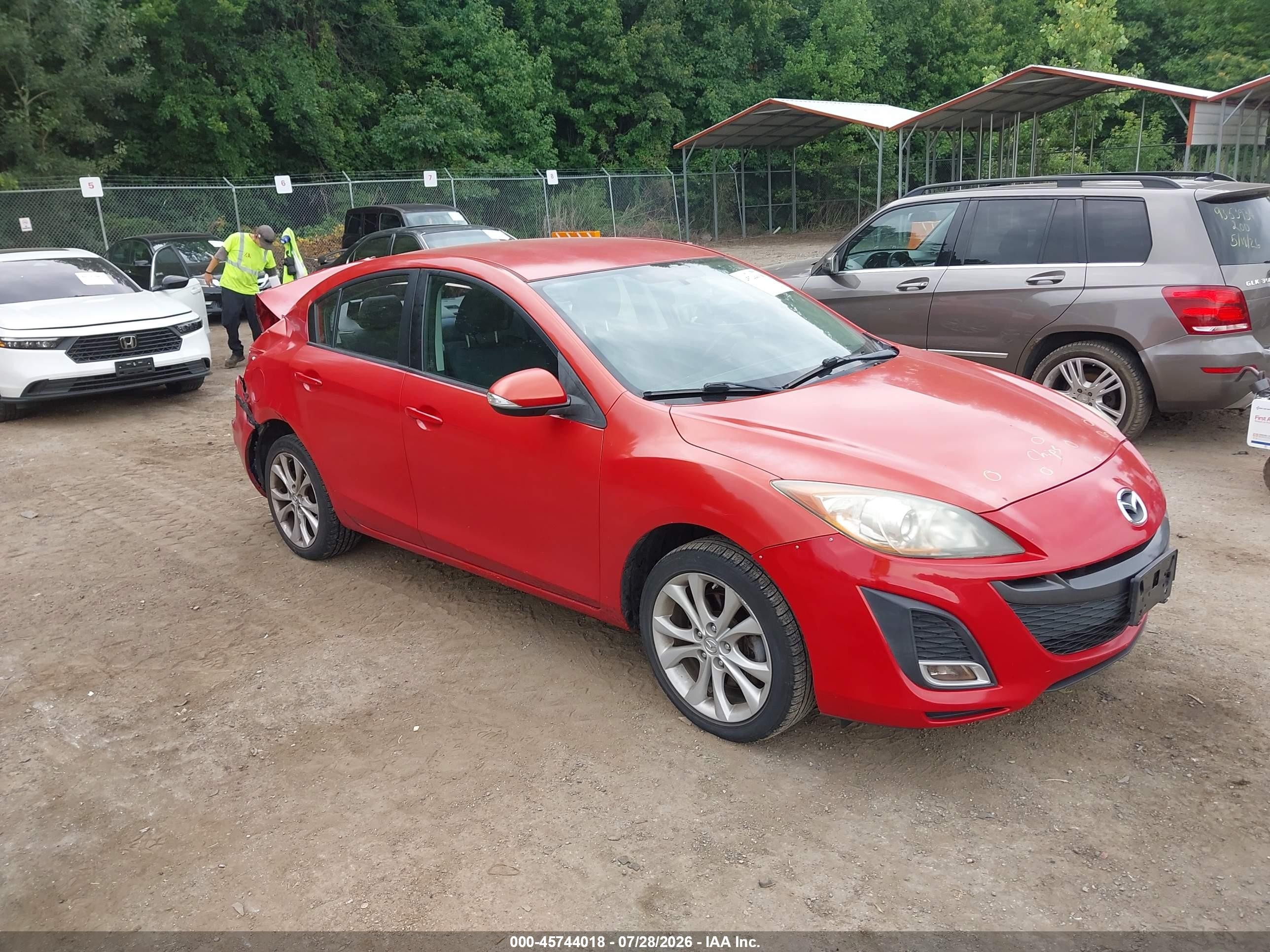 2010 Mazda 3 S Sport, VIN JM1BL1S56A1102011 — Rear end