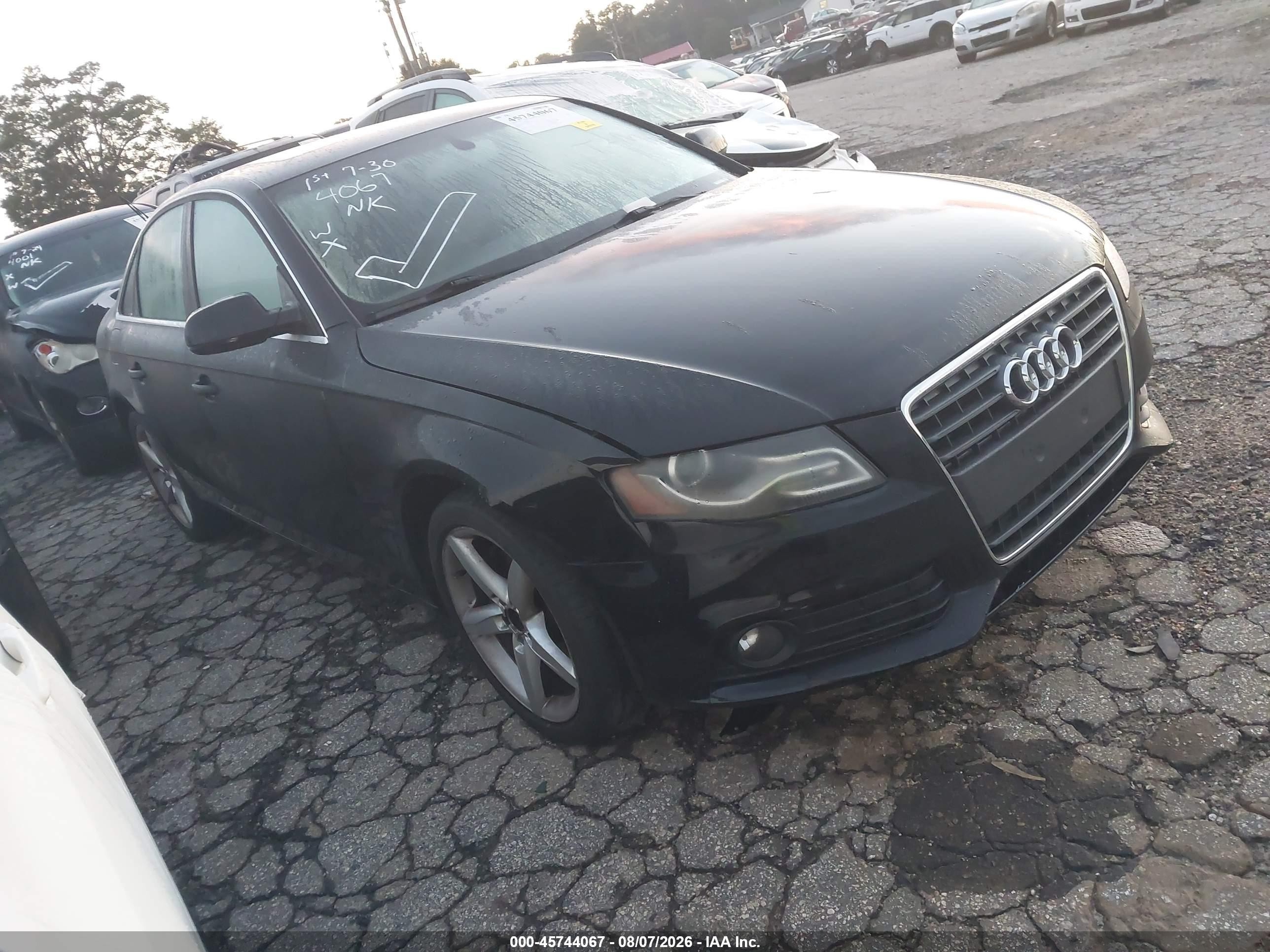 2011 Audi A4 Prestige, VIN WAUKFAFL4BN055018 — Обычный износ
