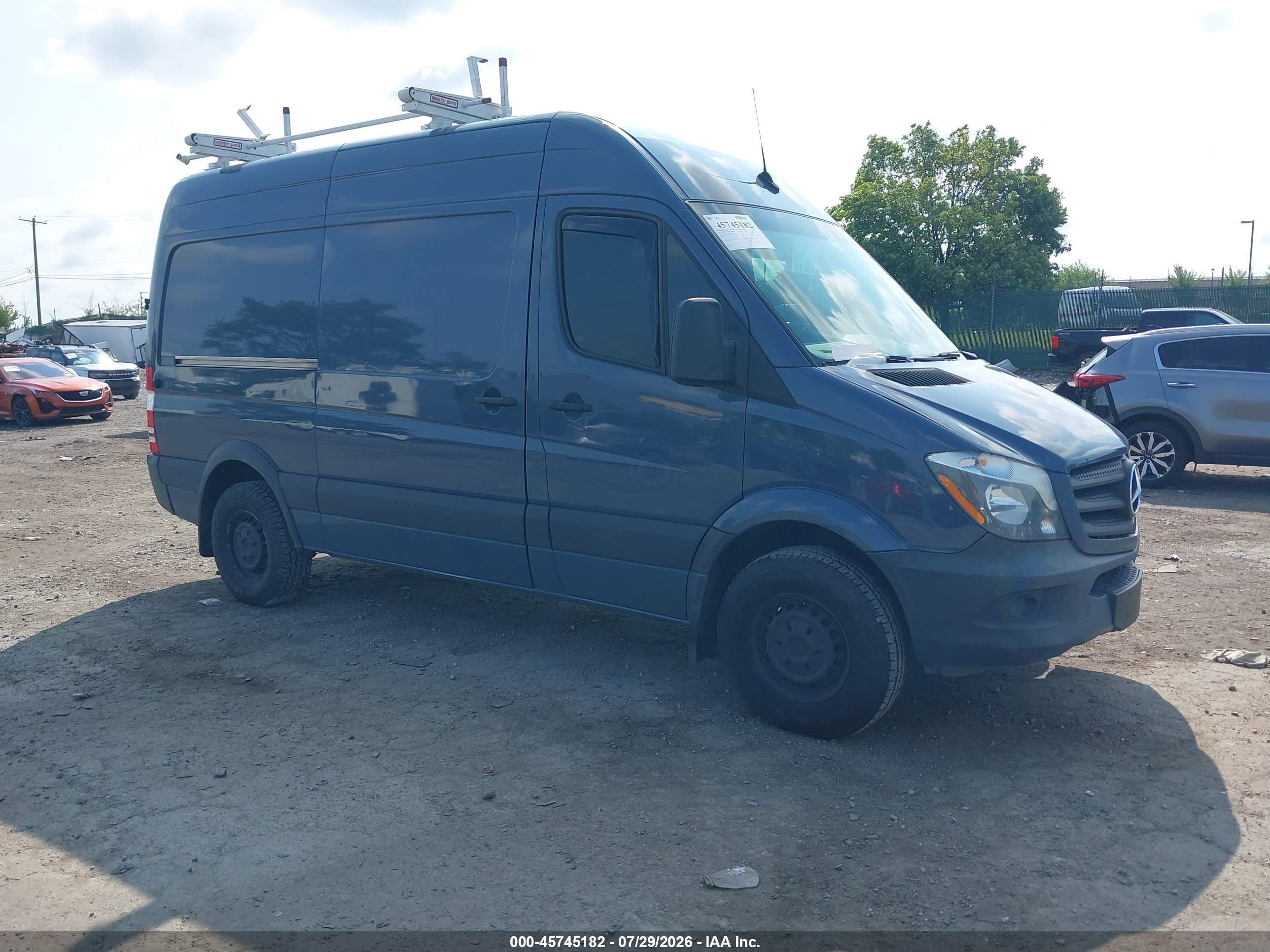 2018 Mercedes-Benz Sprinter Cargo, VIN WD3PE7CD4JP644885 — Water / flood