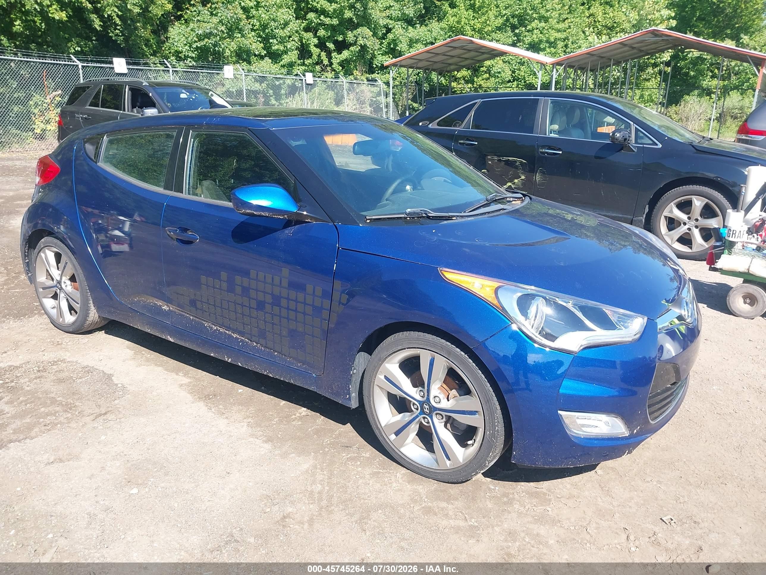 2017 Hyundai Veloster, VIN KMHTC6ADXHU321133 — Normal wear