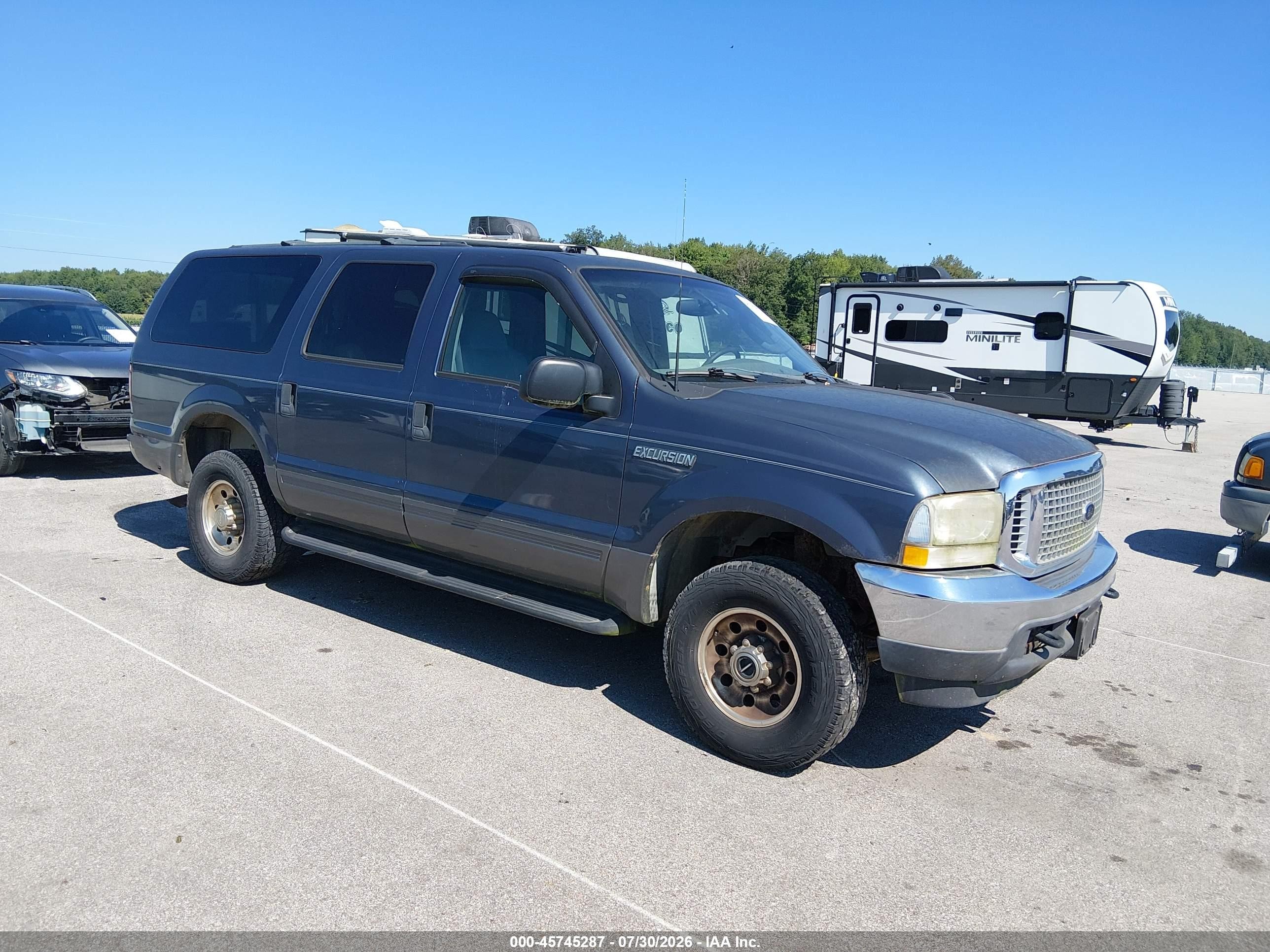 2003 Ford Excursion XLT, VIN 1FMNU41S53EB56510 — Обычный износ