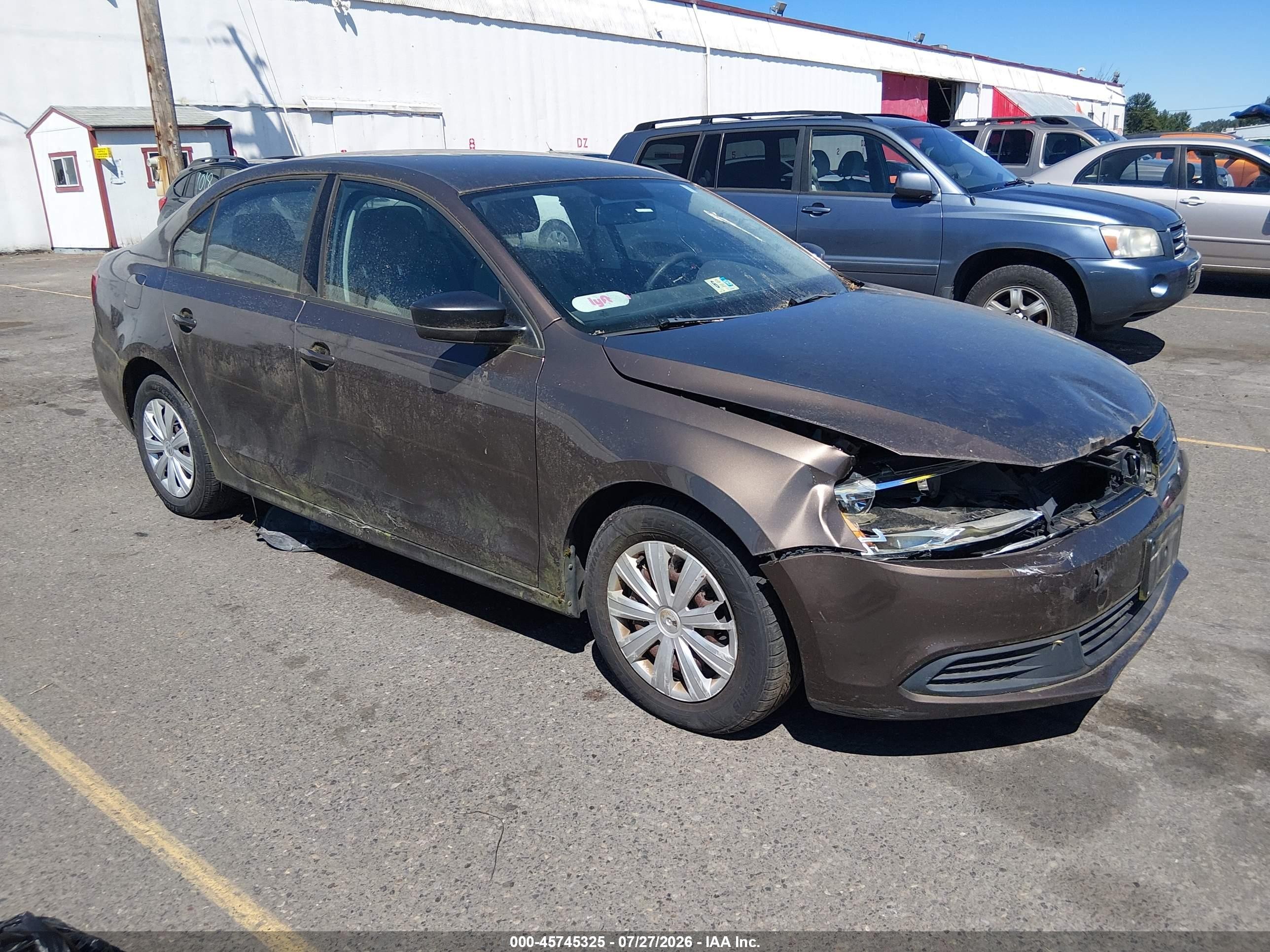 2012 Volkswagen Jetta, VIN 3VW2K7AJ5CM308654 — Normal wear