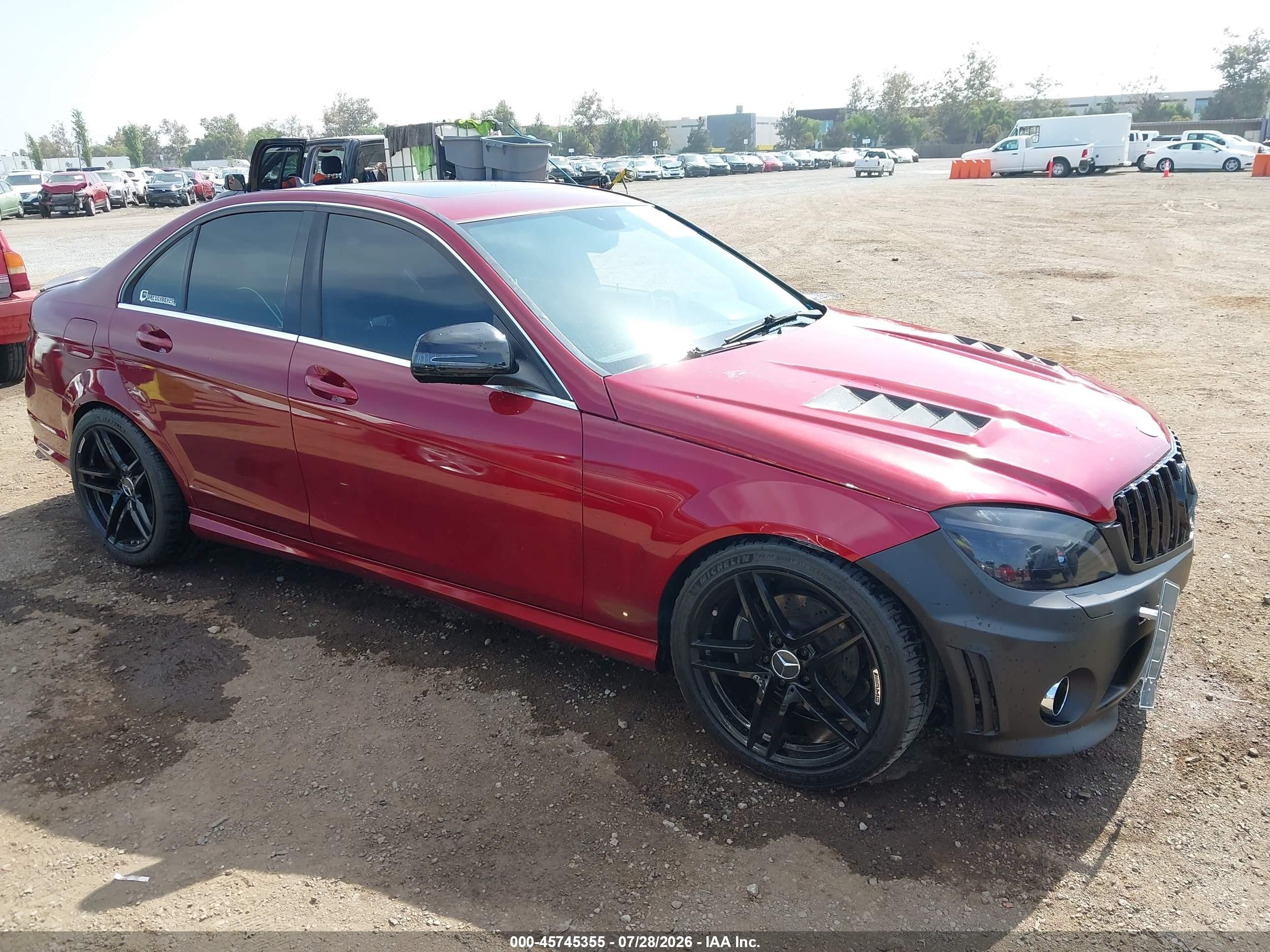 2009 Mercedes-Benz C 300 Sport, VIN WDDGF54X89R049155 — Normal wear