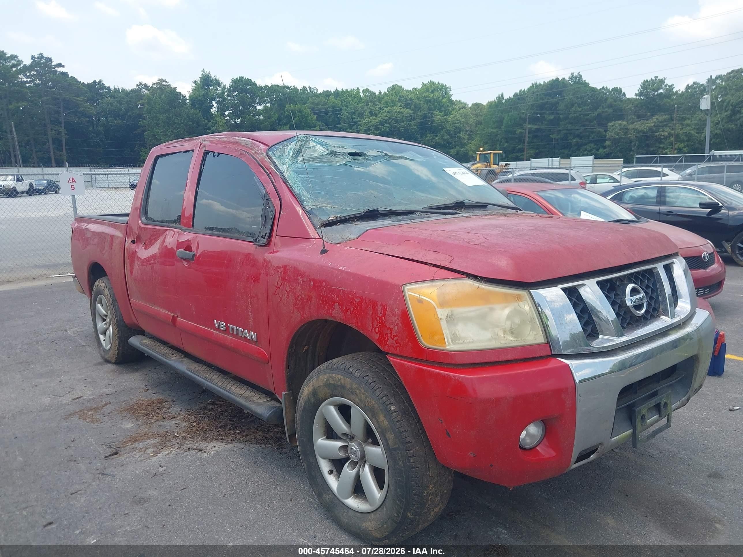 2011 Nissan Titan SV, VIN 1N6BA0EK7BN310584 — Normal wear