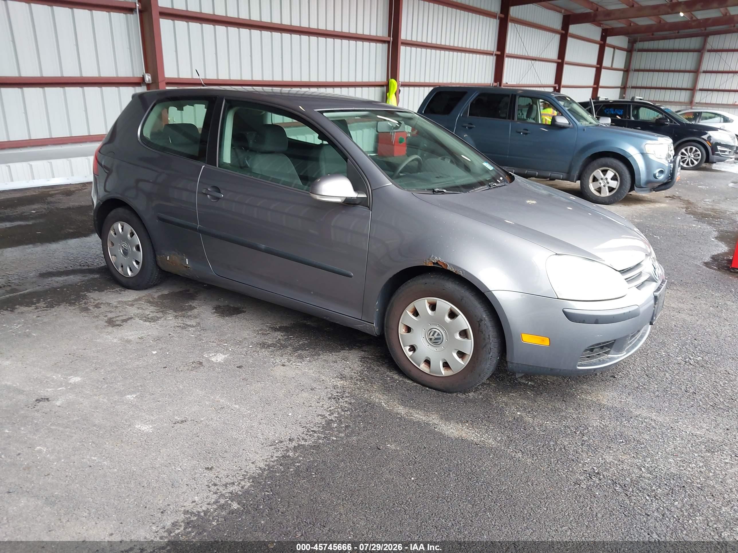 2009 Volkswagen Rabbit S, VIN WVWBB71K49W010147 — Normal wear