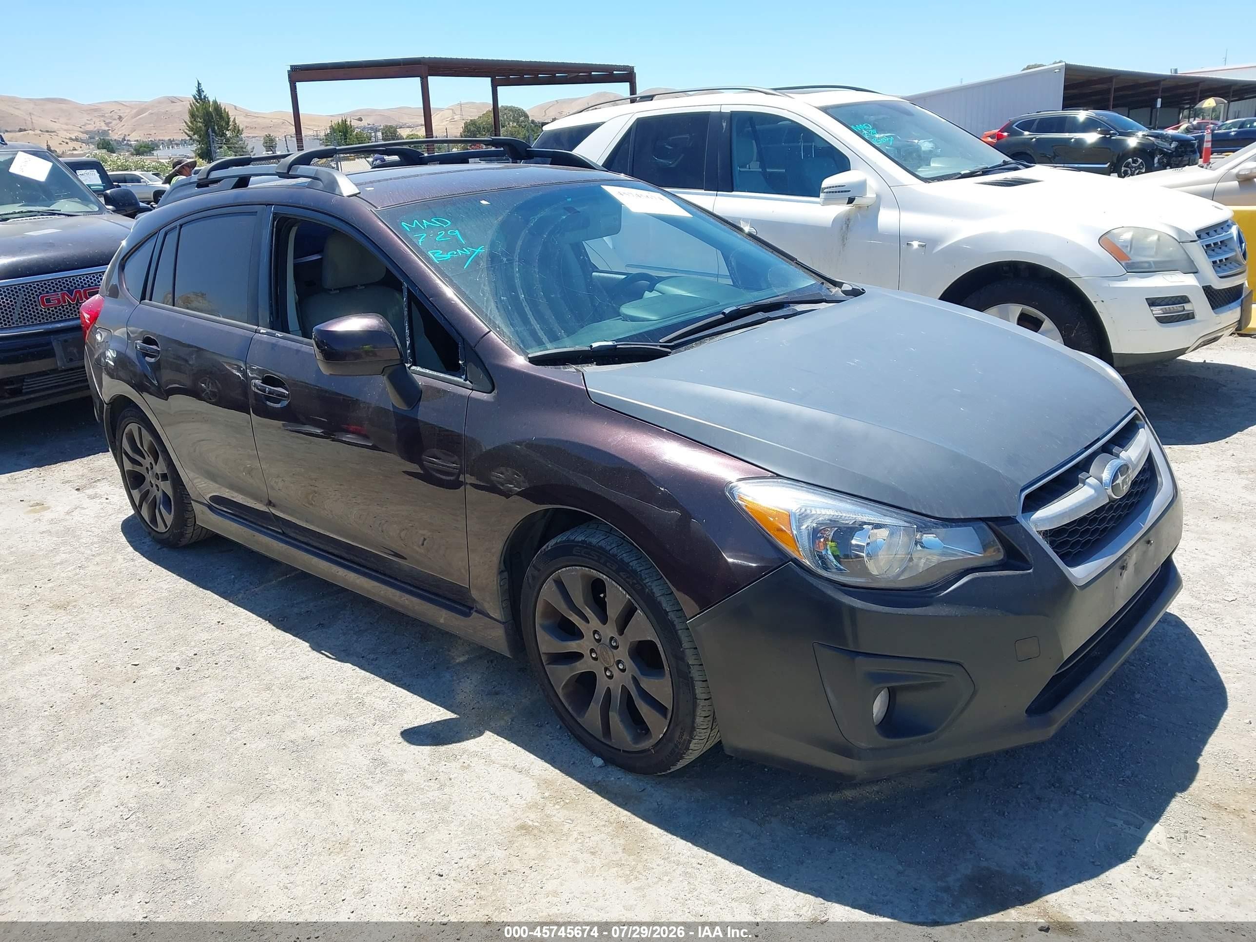 2013 Subaru Impreza Special Sports Premium, VIN JF1GPAL64DH840070 — Normal wear